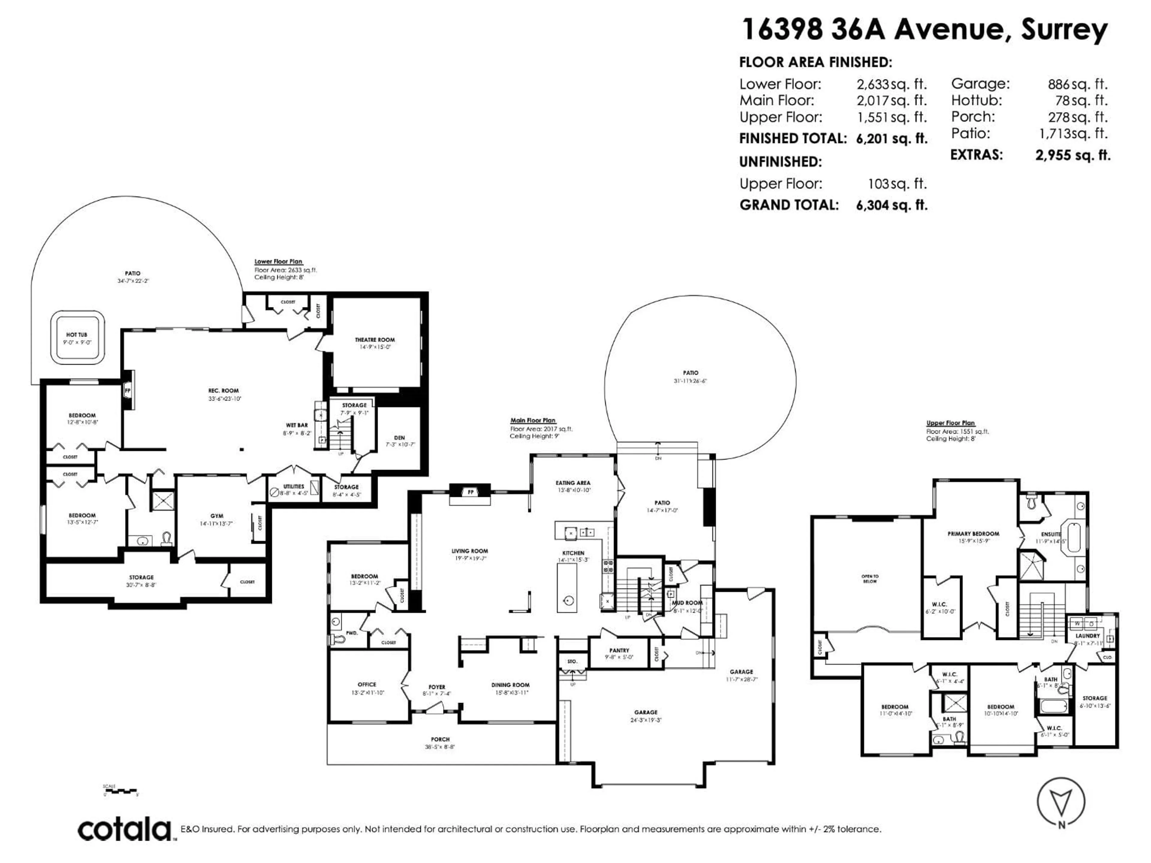 Floor plan for 16398 36A AVENUE, Surrey British Columbia V3Z0M1