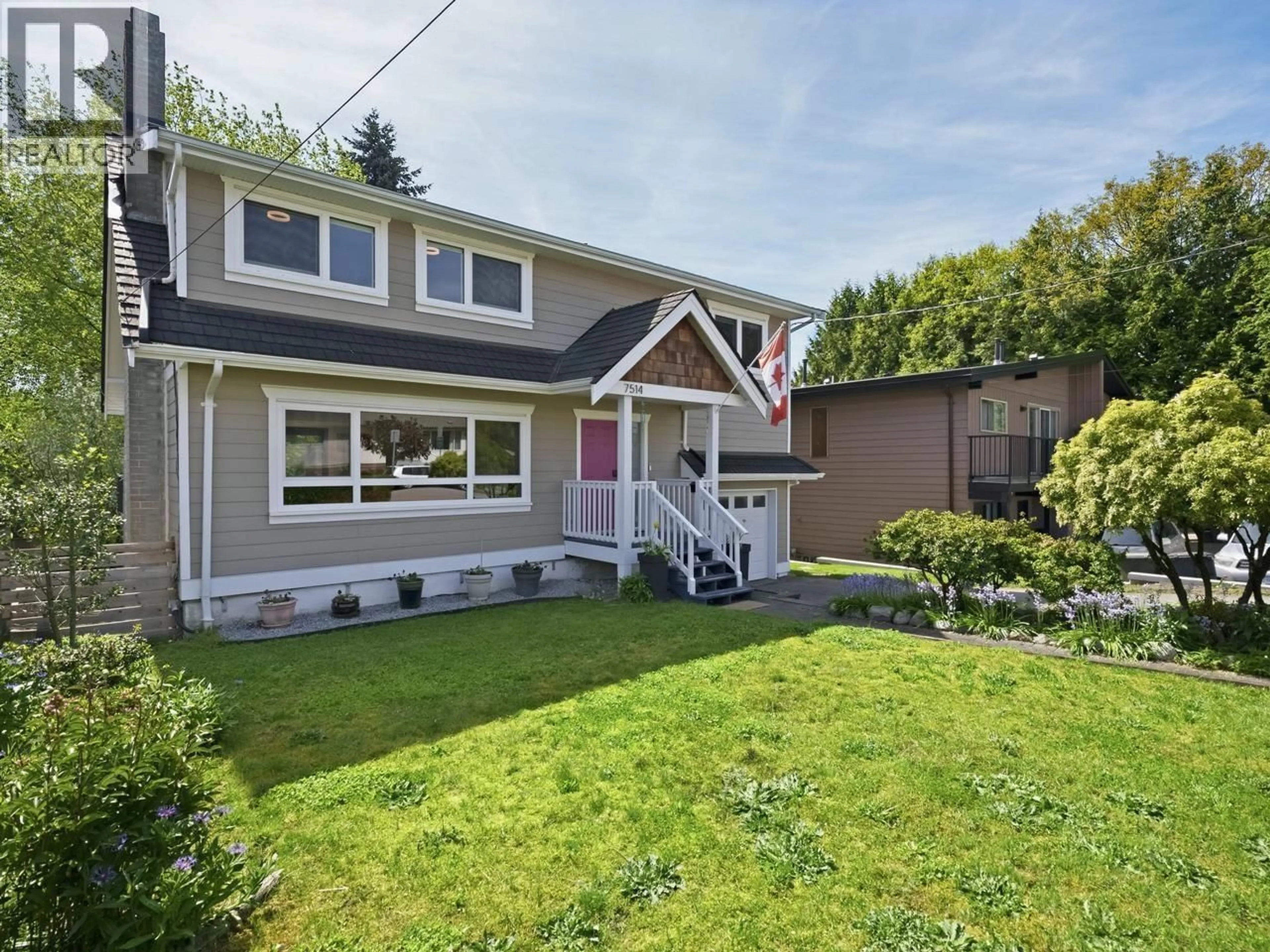 Home with vinyl exterior material, street for 7514 12TH AVENUE, Burnaby British Columbia V3N2K1