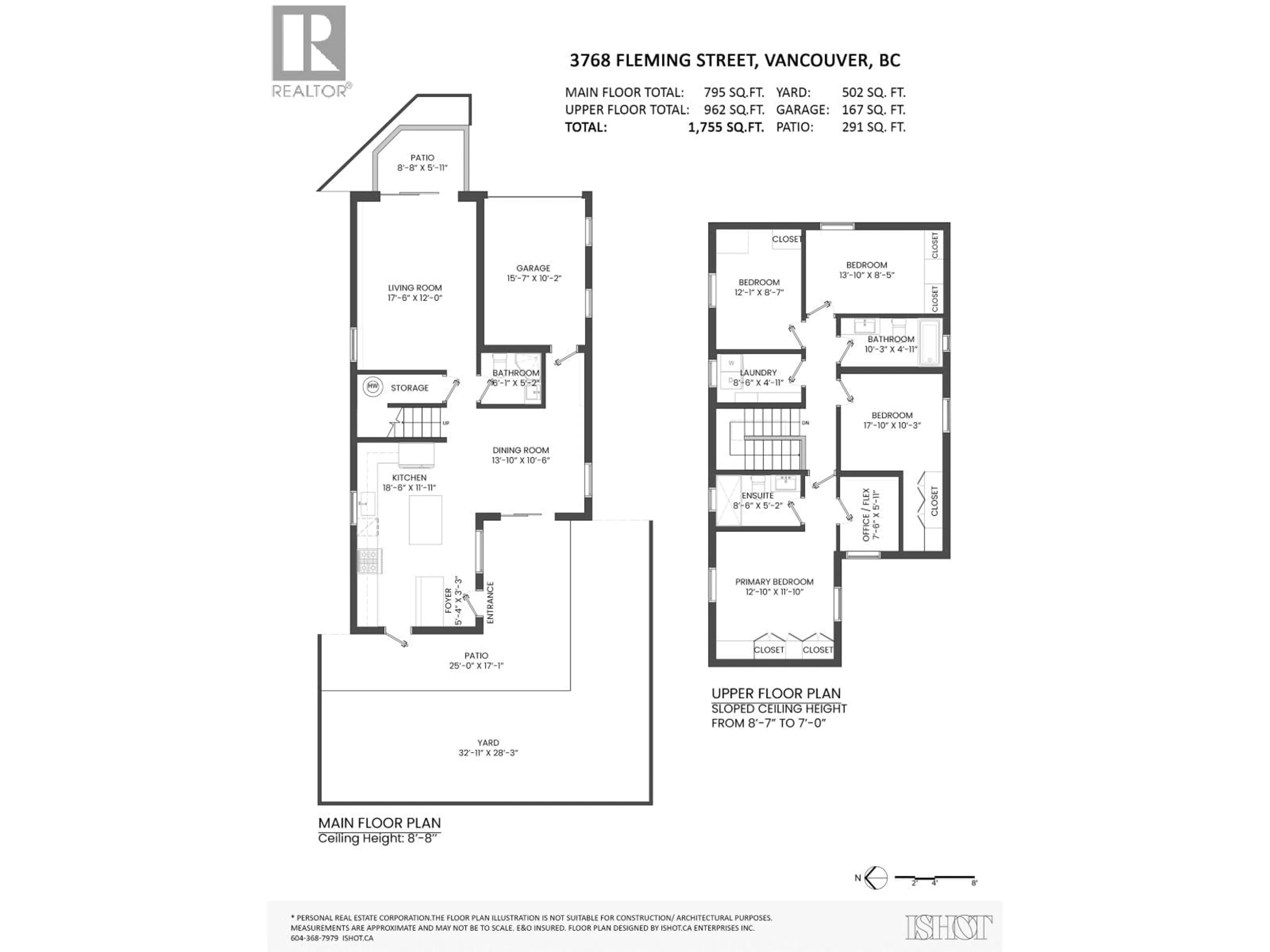 Floor plan for 3768 FLEMING STREET, Vancouver British Columbia V5N3W2