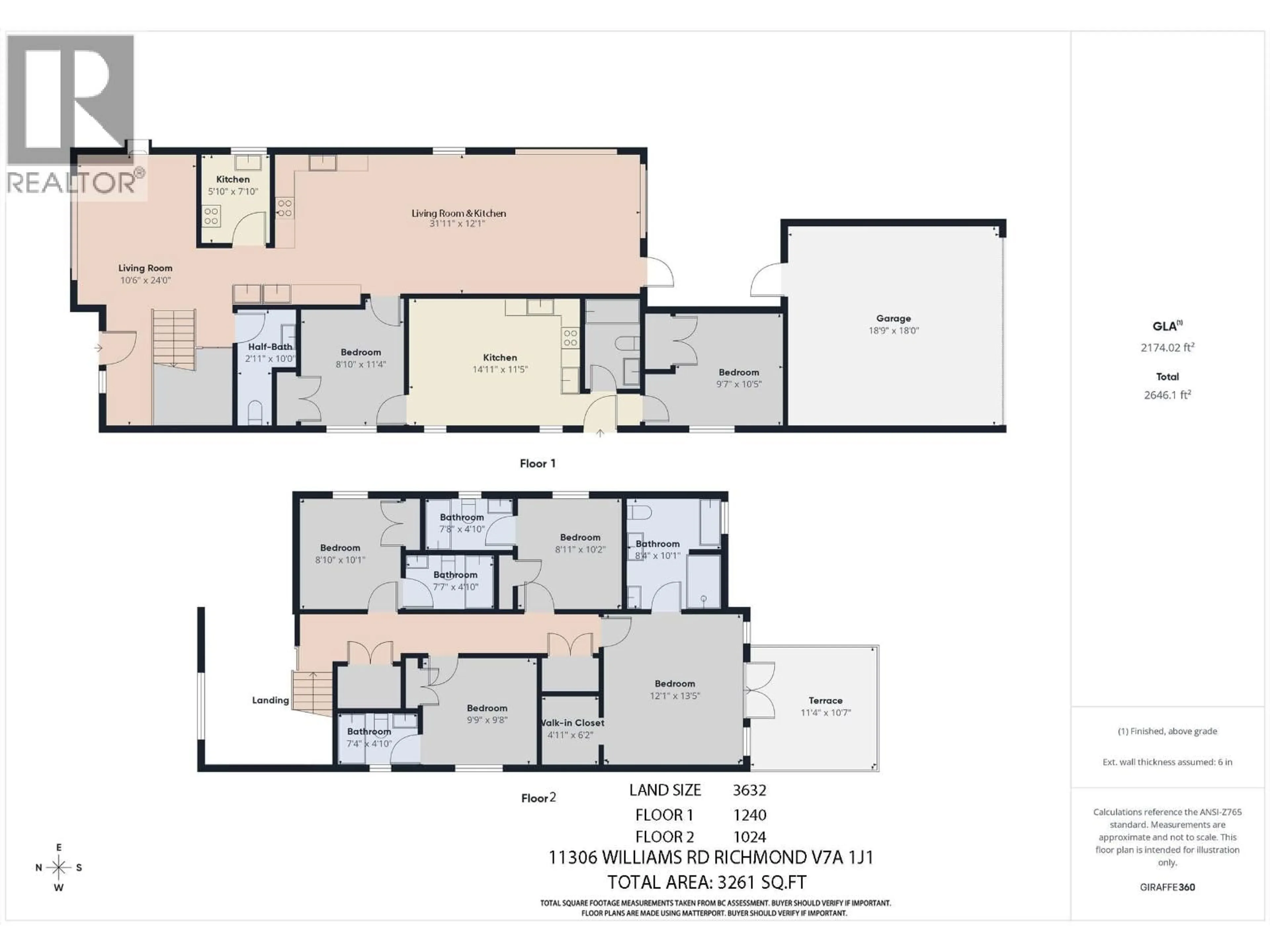 Floor plan for 11306 WILLIAMS ROAD, Richmond British Columbia V7A1J1