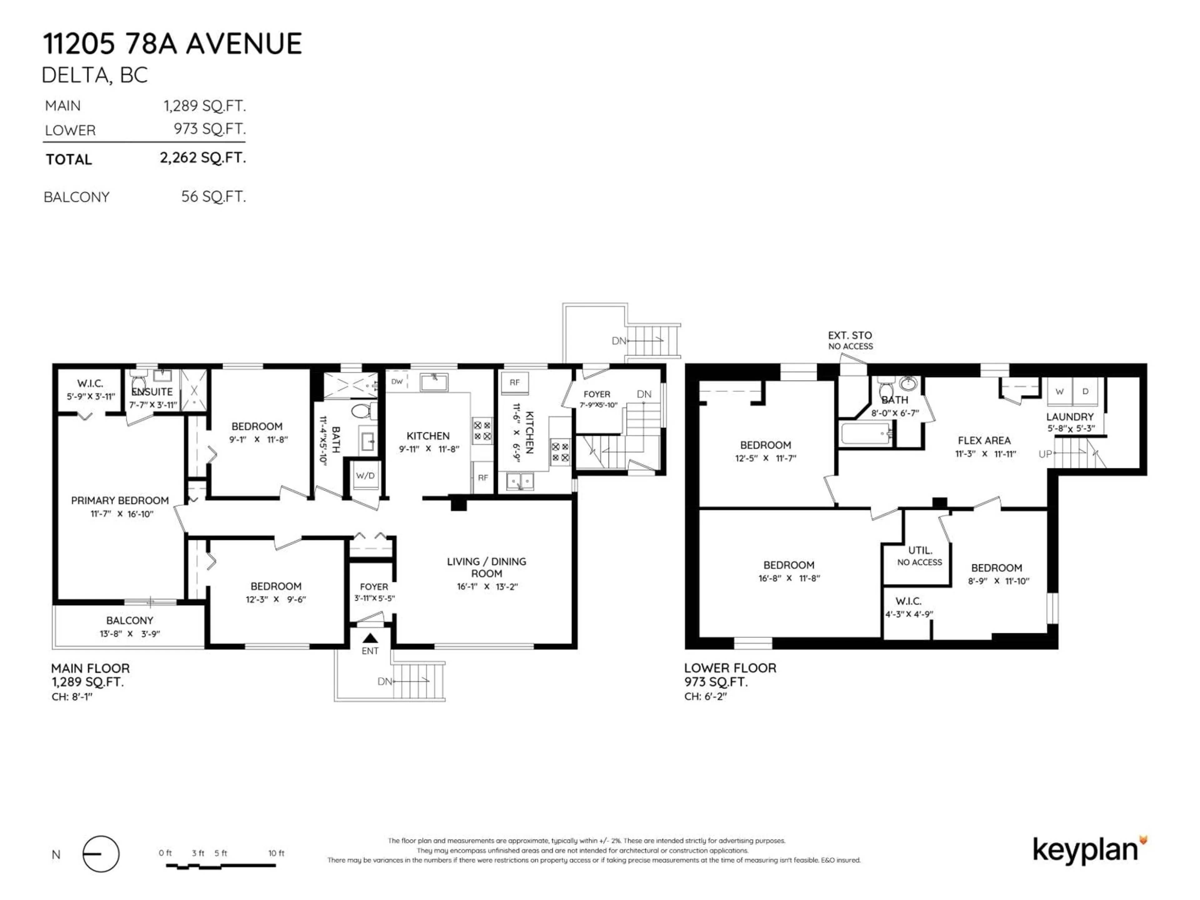 Floor plan for 11205 78A AVENUE, Delta British Columbia V4C1P4