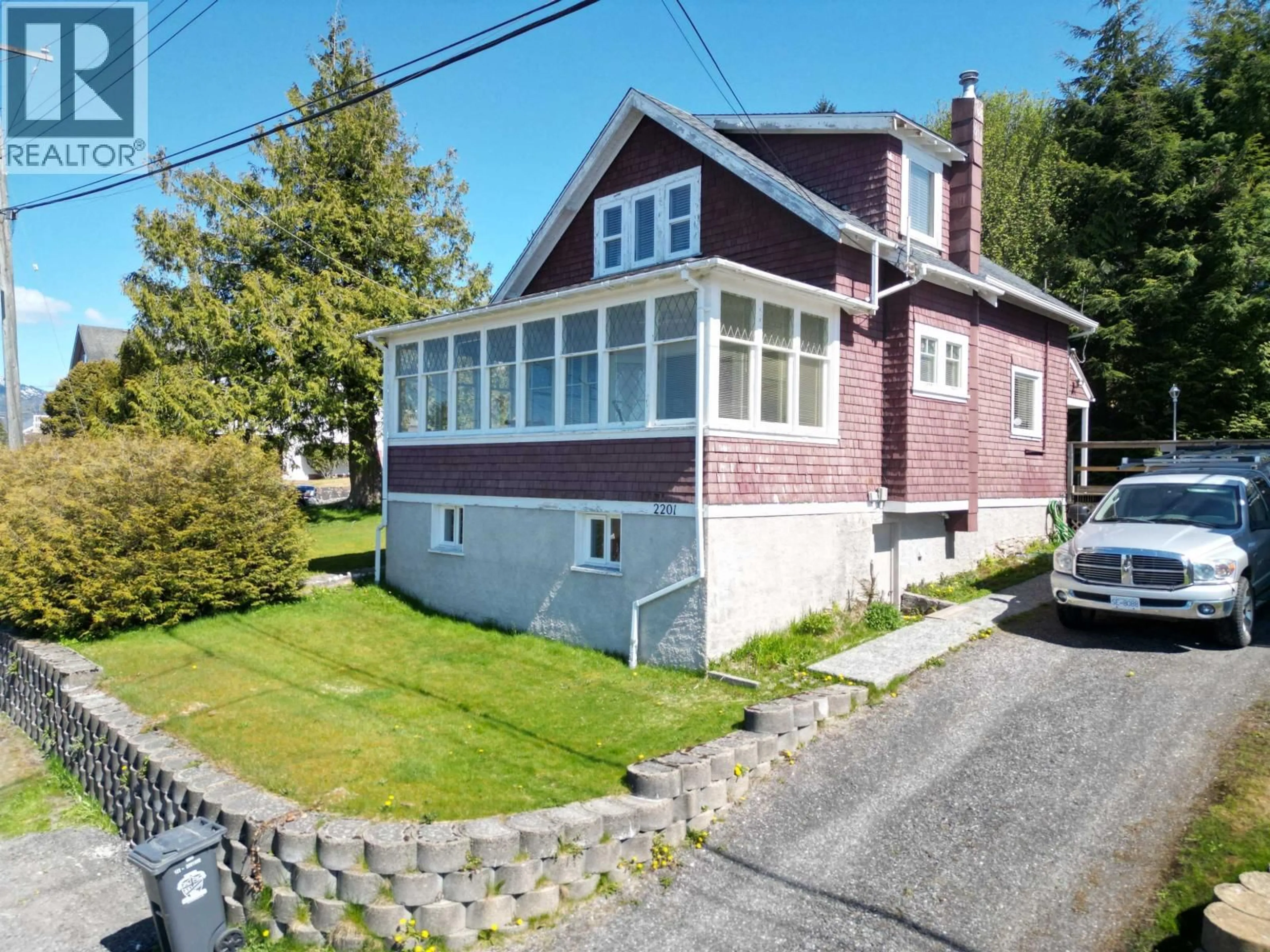 A pic from outside/outdoor area/front of a property/back of a property/a pic from drone, street for 2201 GRAHAM AVENUE, Prince Rupert British Columbia V8J1E1