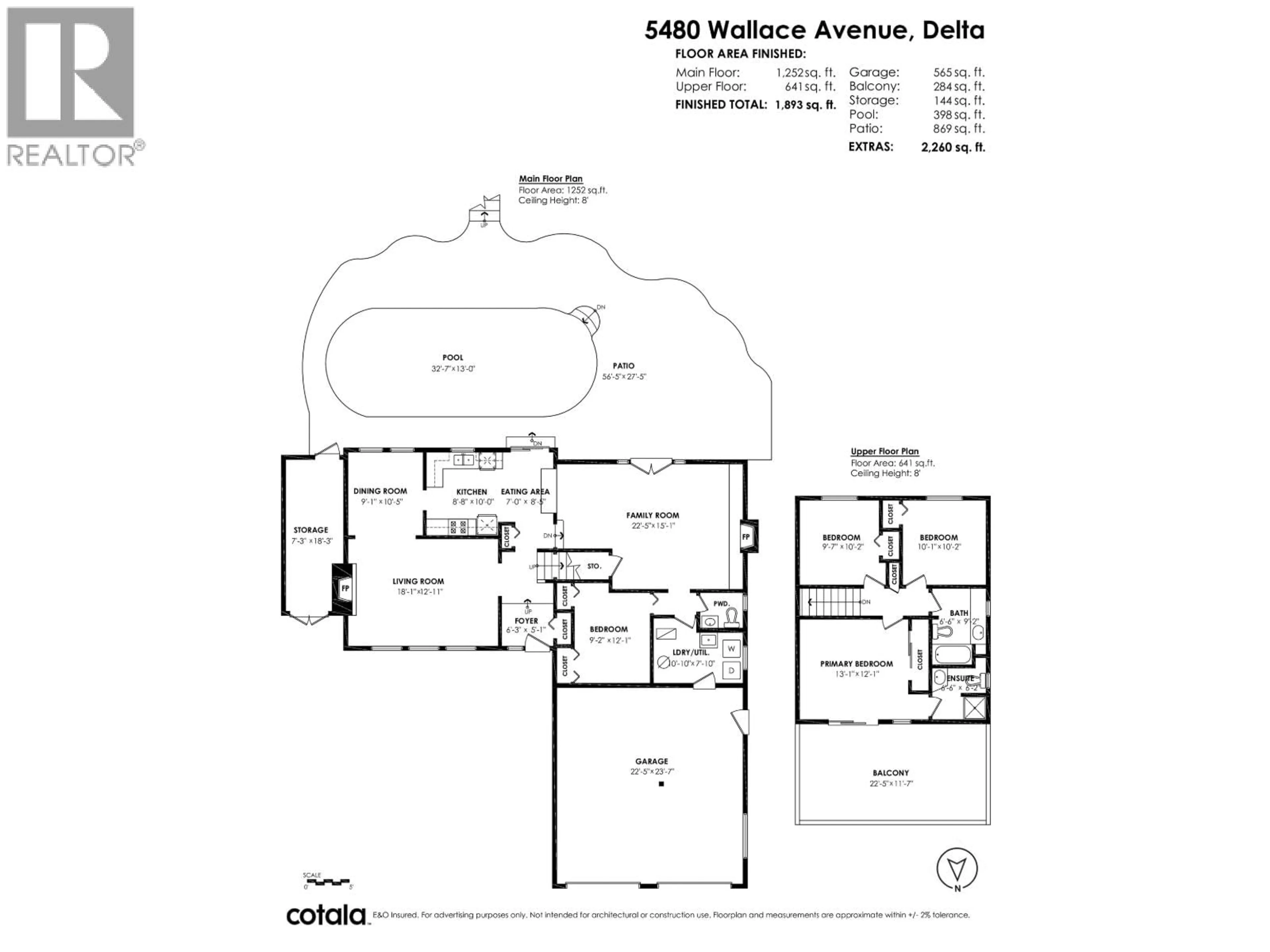 Floor plan for 5480 WALLACE AVENUE, Delta British Columbia V4M3V3