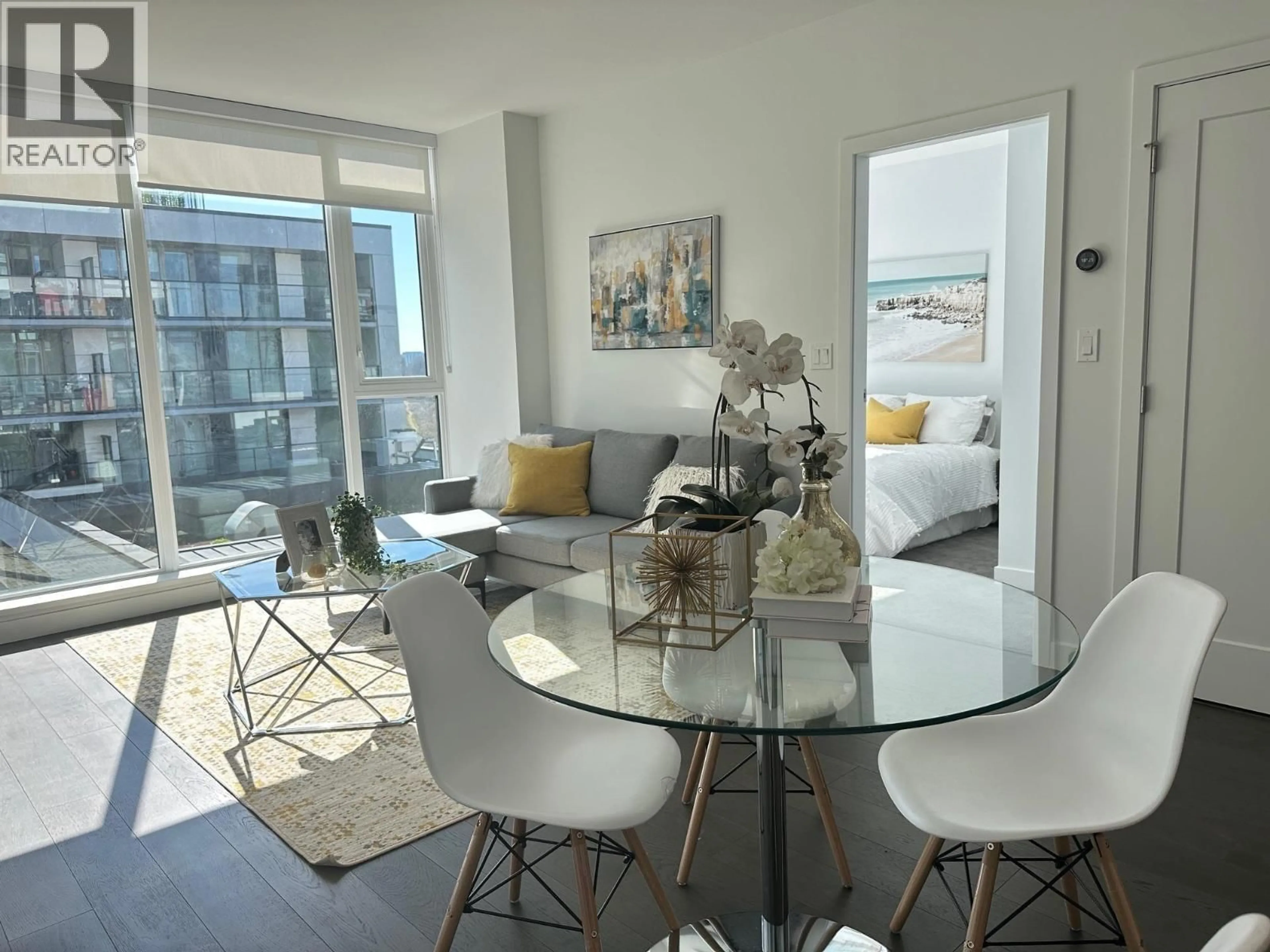 Living room with furniture, unknown for 608 - 3280 CORVETTE WAY, Richmond British Columbia V6X0T9