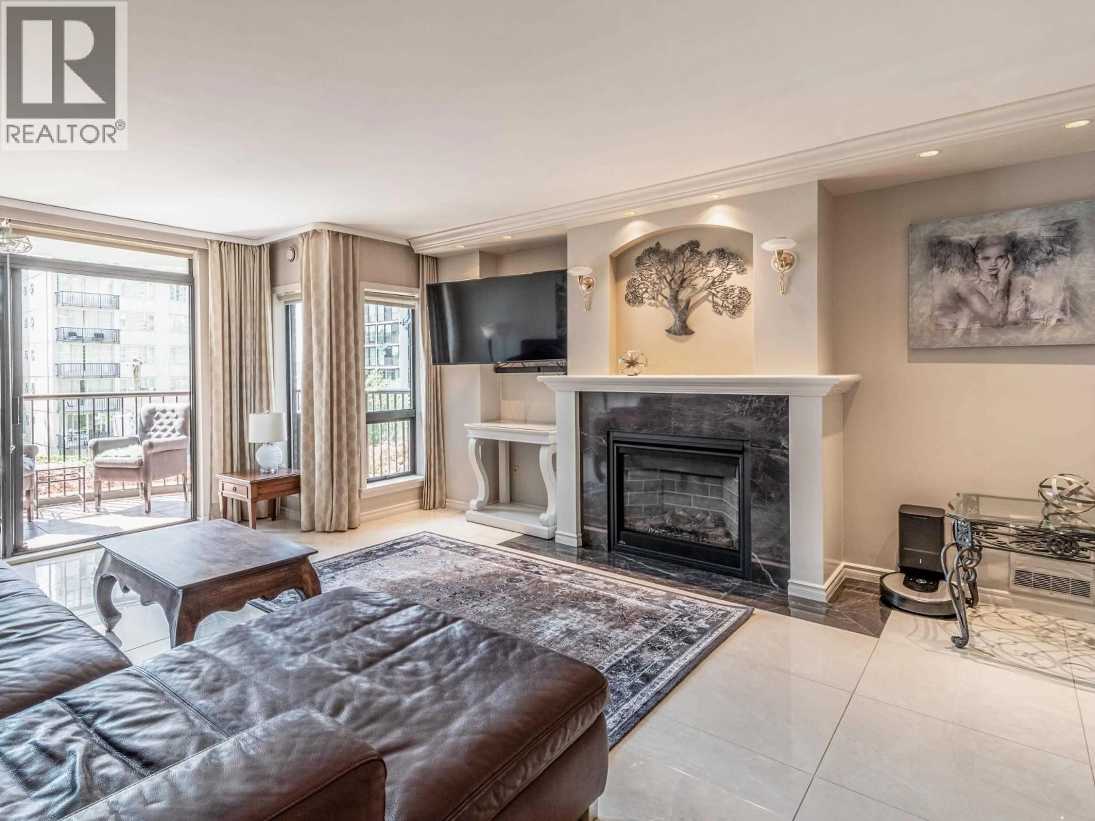 Living room with furniture, unknown for 302 - 1520 HARWOOD STREET, Vancouver British Columbia V6G1X9