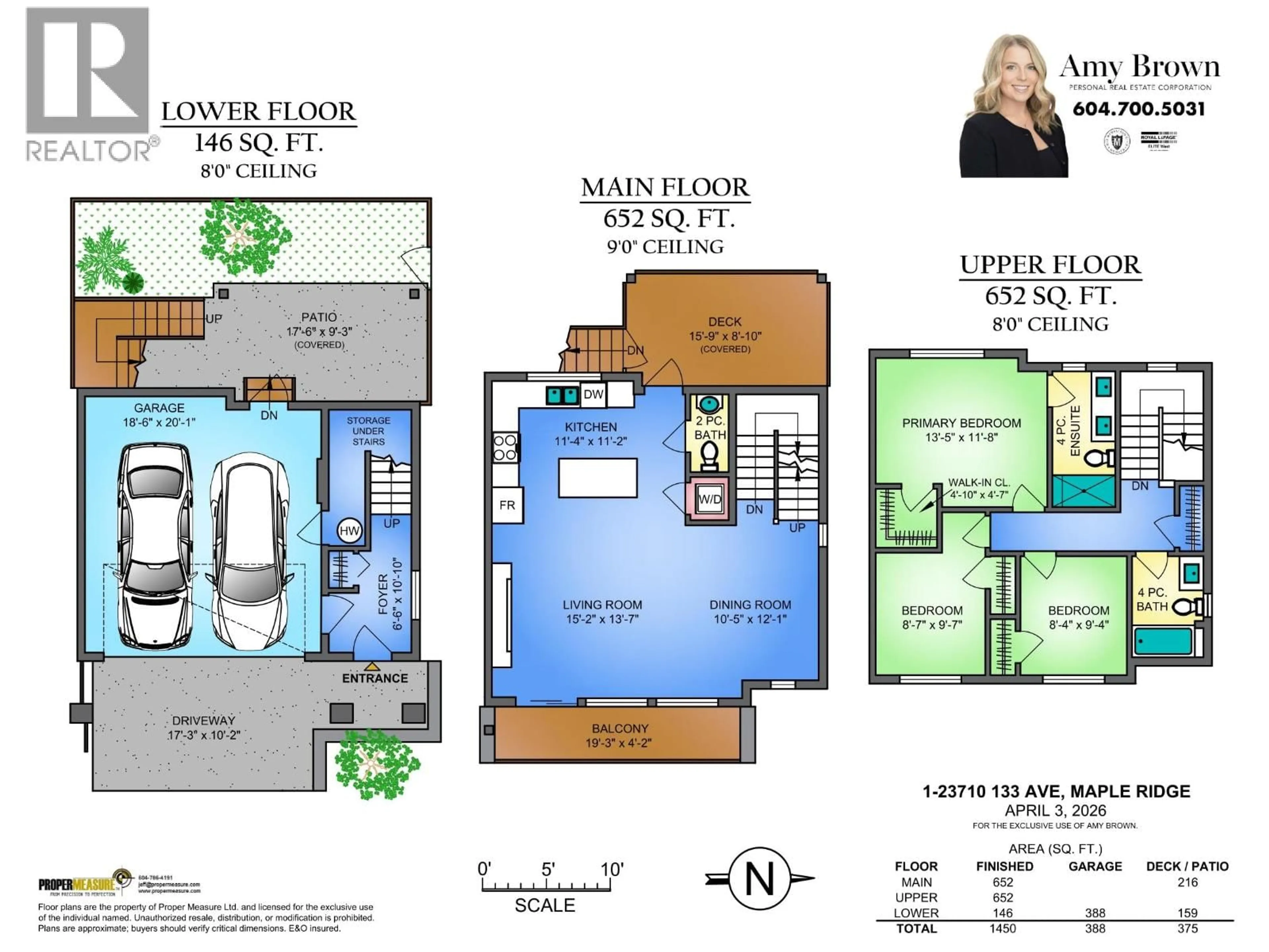 Floor plan for 1 - 23710 133 AVENUE, Maple Ridge British Columbia V4R2S5