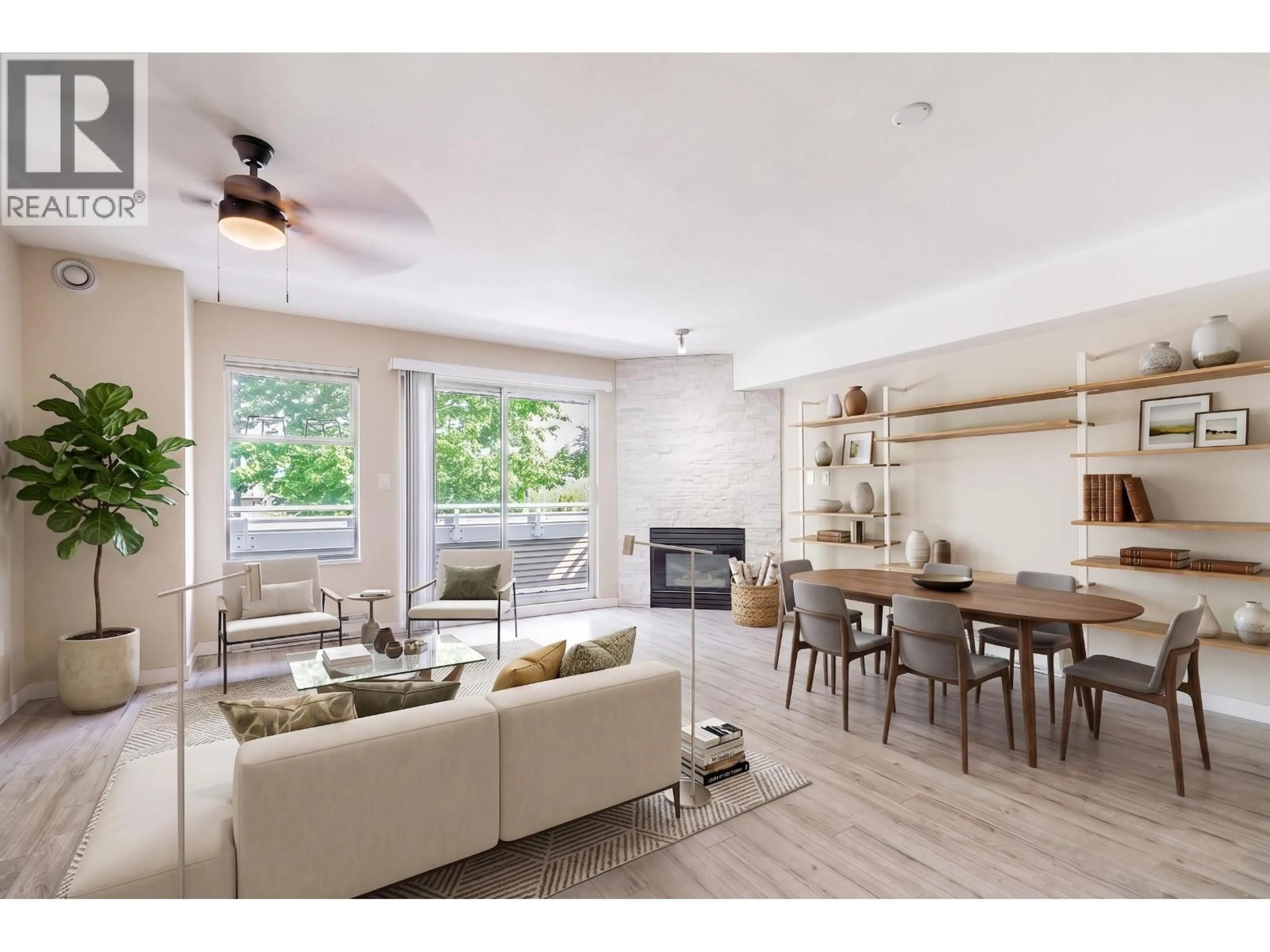 Living room with furniture, unknown for 204 - 3183 ESMOND AVENUE, Burnaby British Columbia V5G4V6
