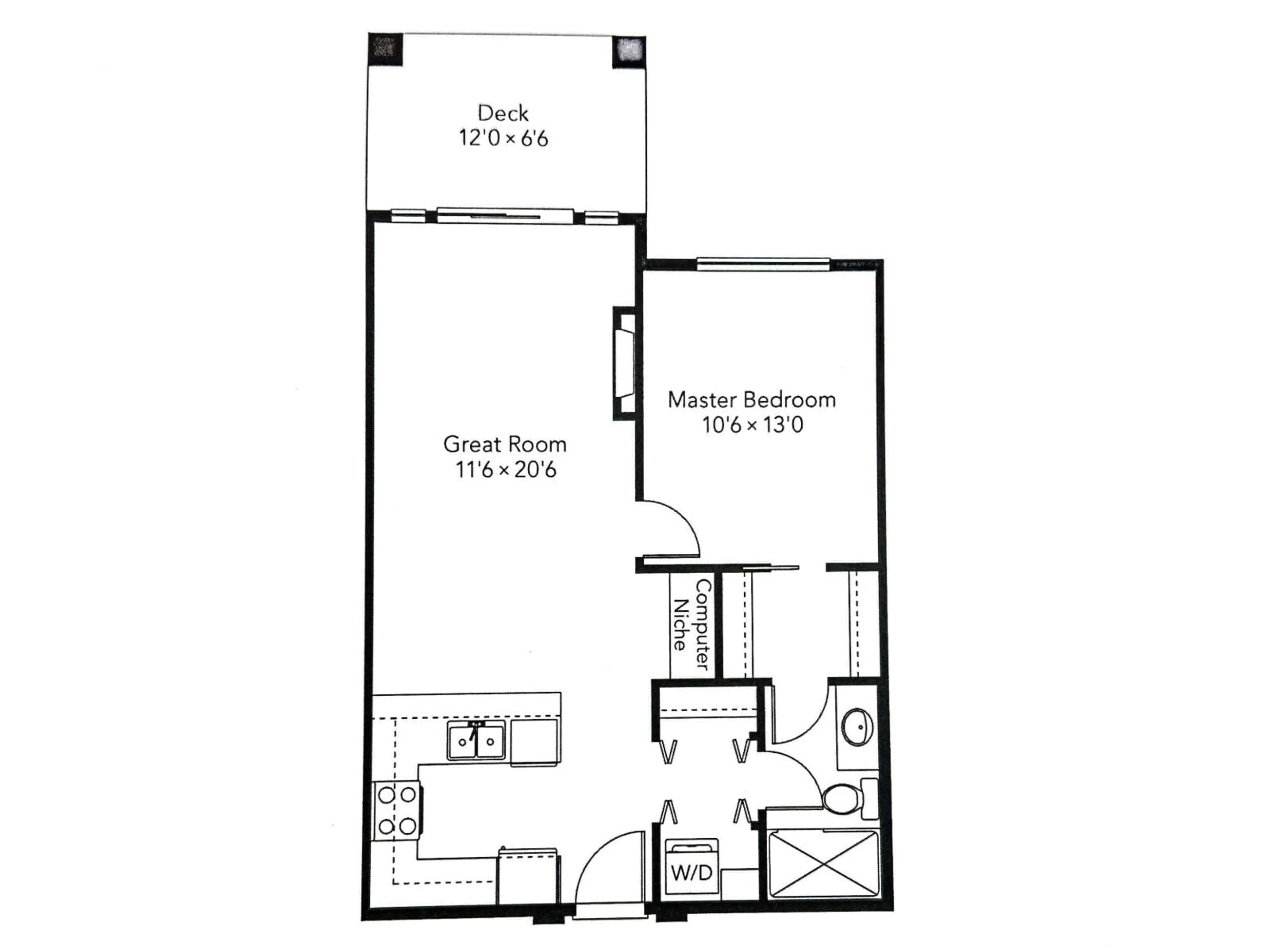 Floor plan for 306 - 15195 36 AVENUE, Surrey British Columbia V3Z4R3