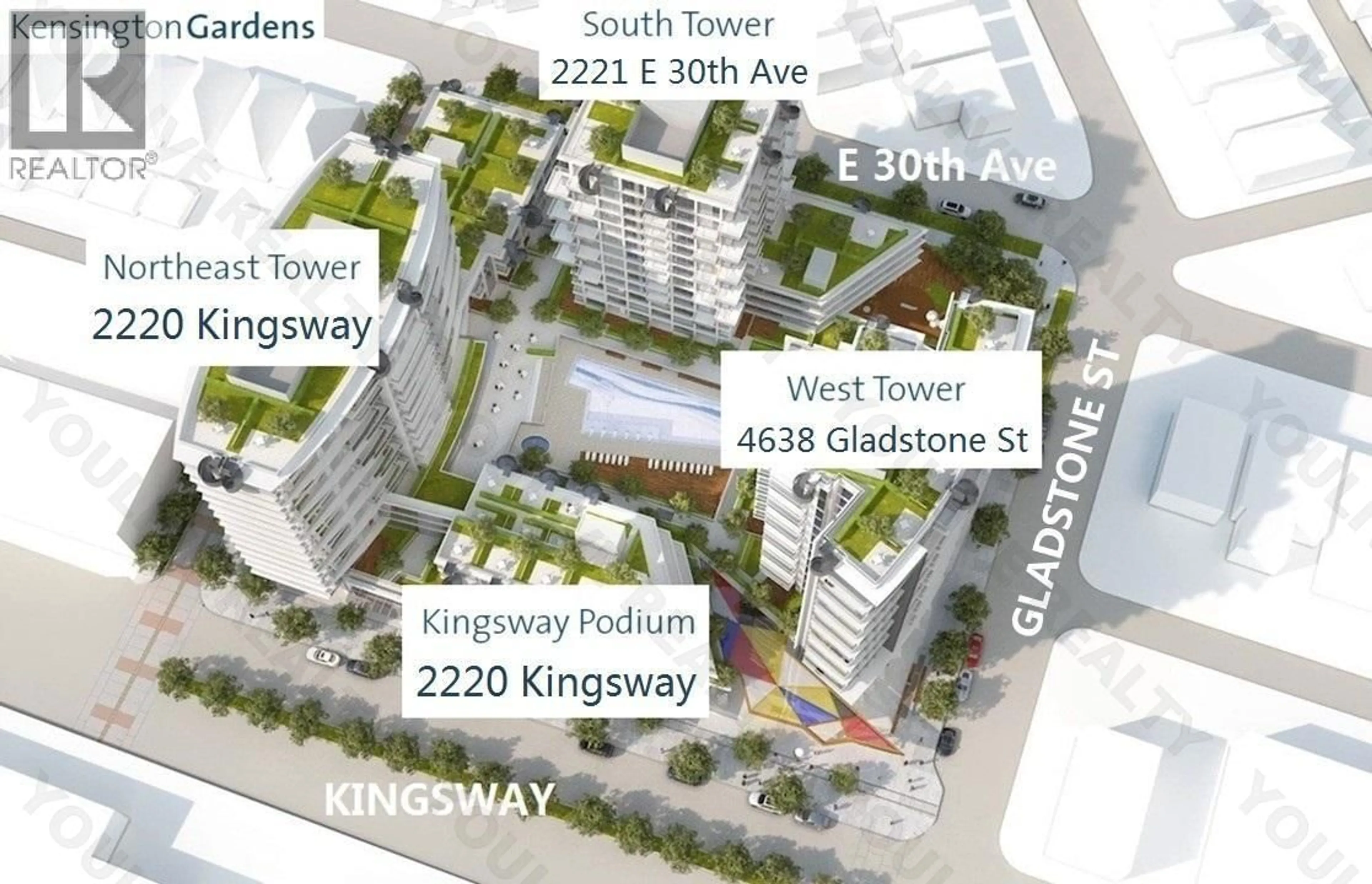 Picture of a map for 503 - 2220 KINGSWAY, Vancouver British Columbia V5N2T7