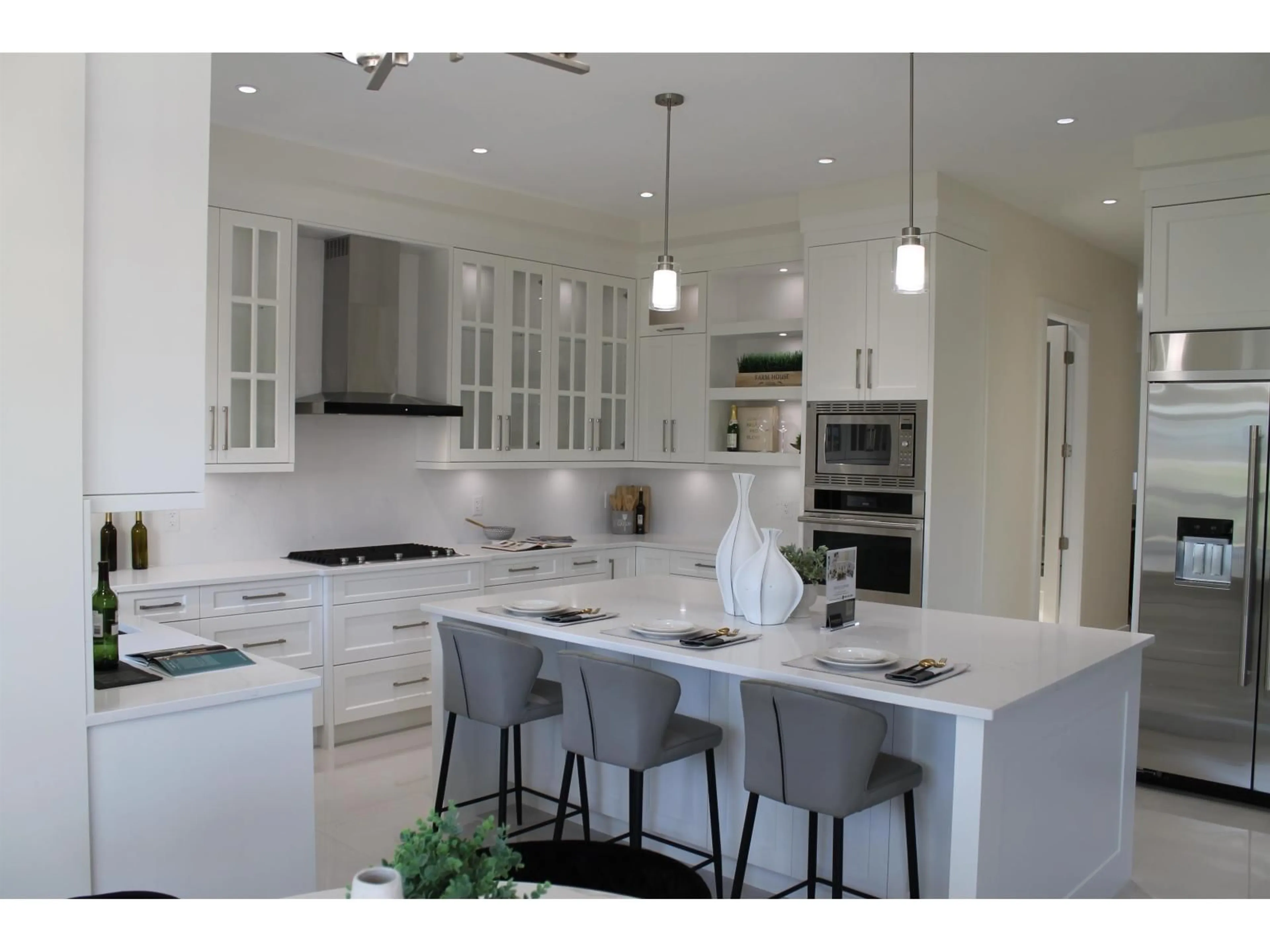 Contemporary kitchen, ceramic/tile floor for 15658 82A AVENUE, Surrey British Columbia V4N0R9