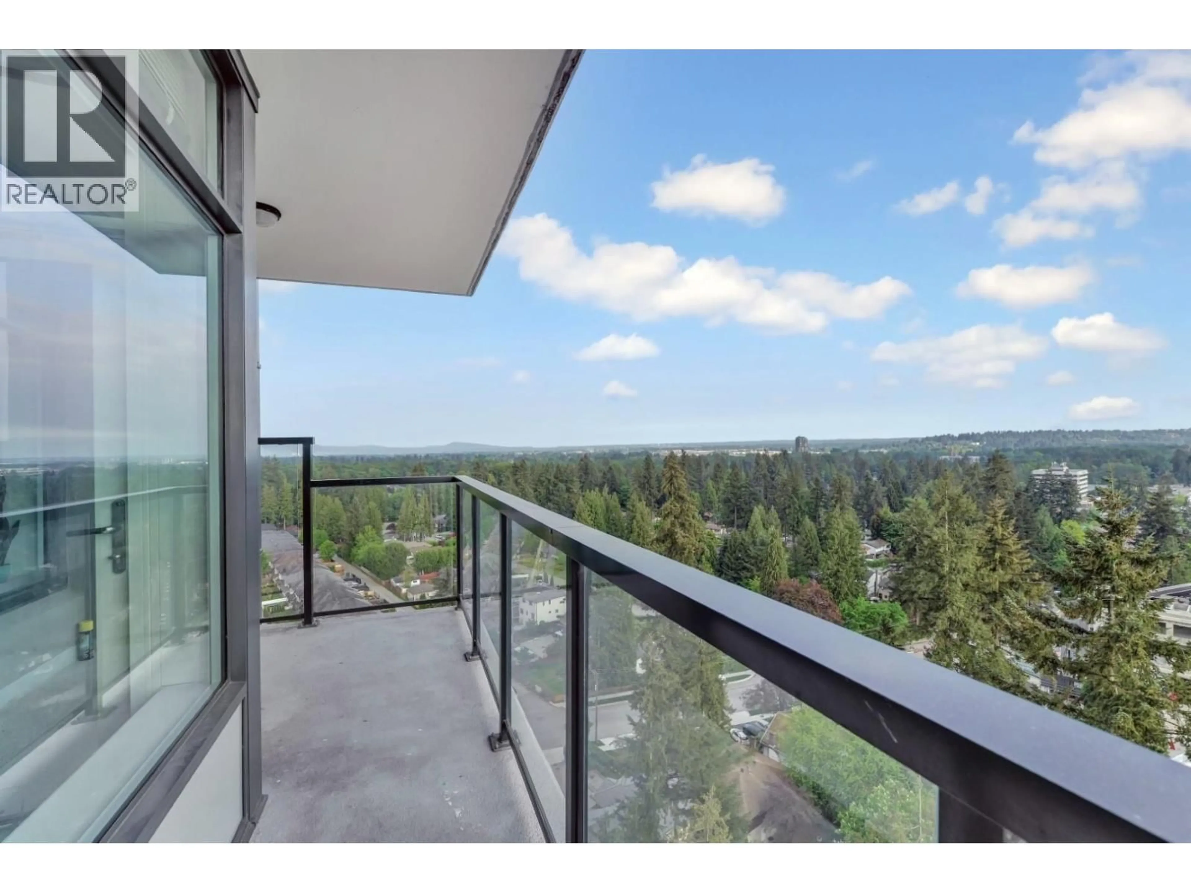 Balcony in the apartment, forest/trees view for 2105 - 3080 LINCOLN AVENUE, Coquitlam British Columbia V3B0L9