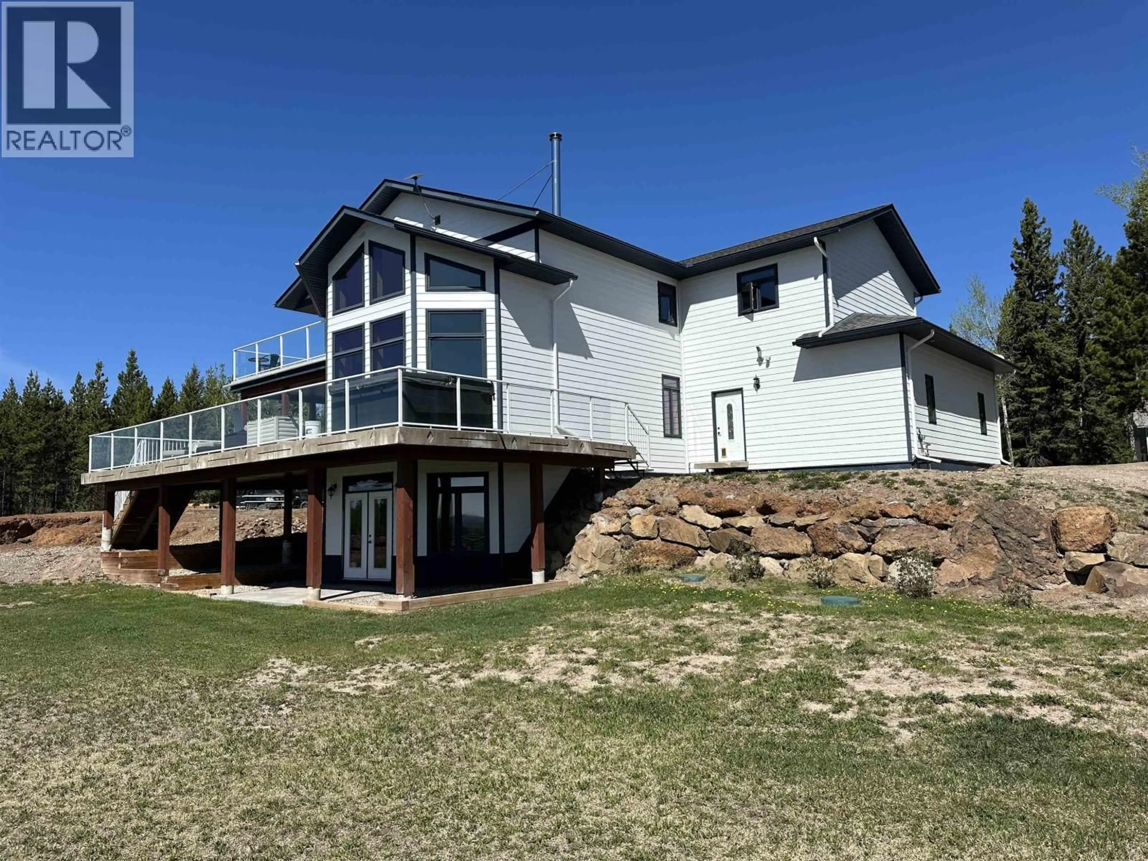 A pic from outside/outdoor area/front of a property/back of a property/a pic from drone, water/lake/river/ocean view for 4775 VALHALLA ROAD, Vanderhoof British Columbia V0J3A0