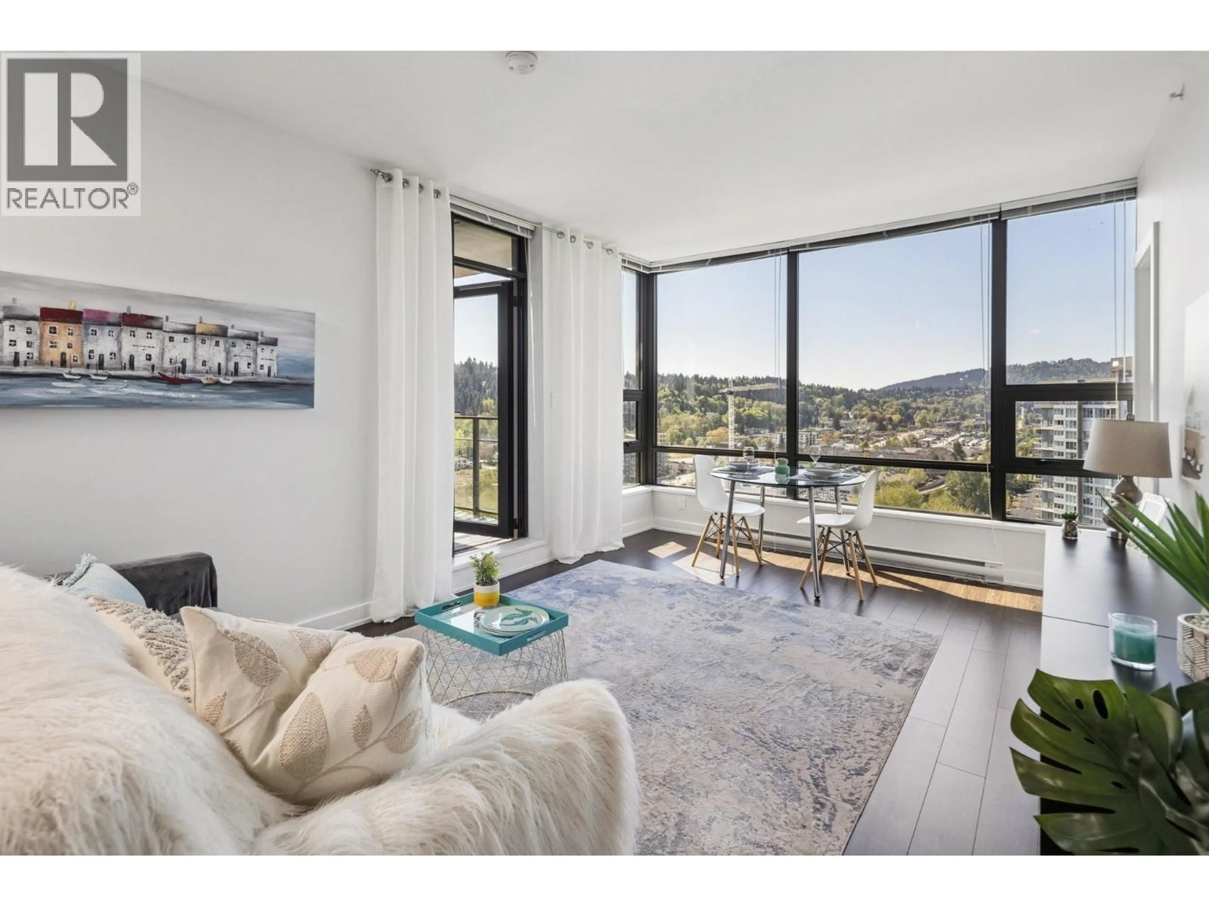 Living room with furniture, unknown for 2202 - 301 CAPILANO ROAD, Port Moody British Columbia V3H0G6