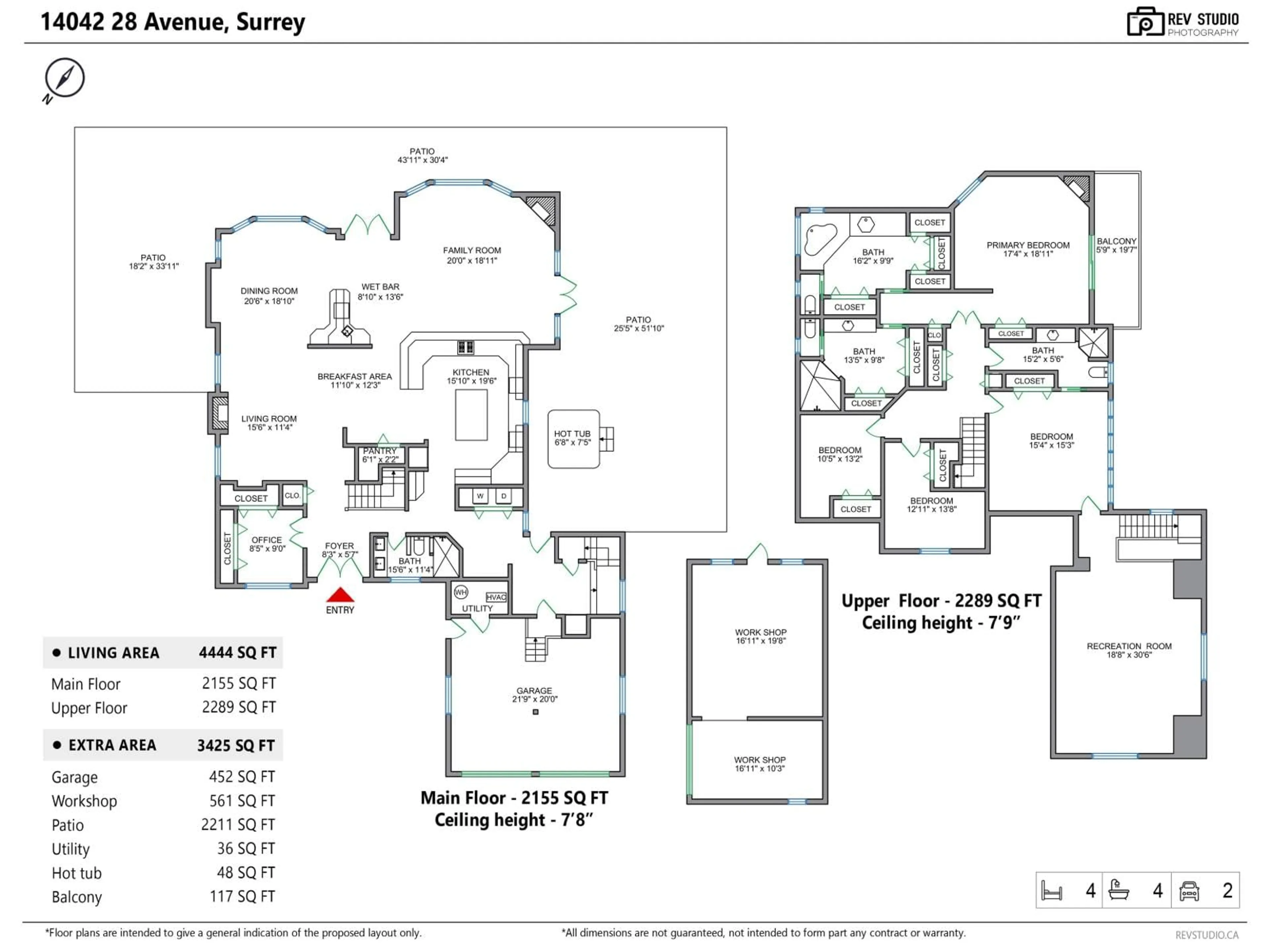 Floor plan for 14042 28 AVENUE, Surrey British Columbia V4P2C8