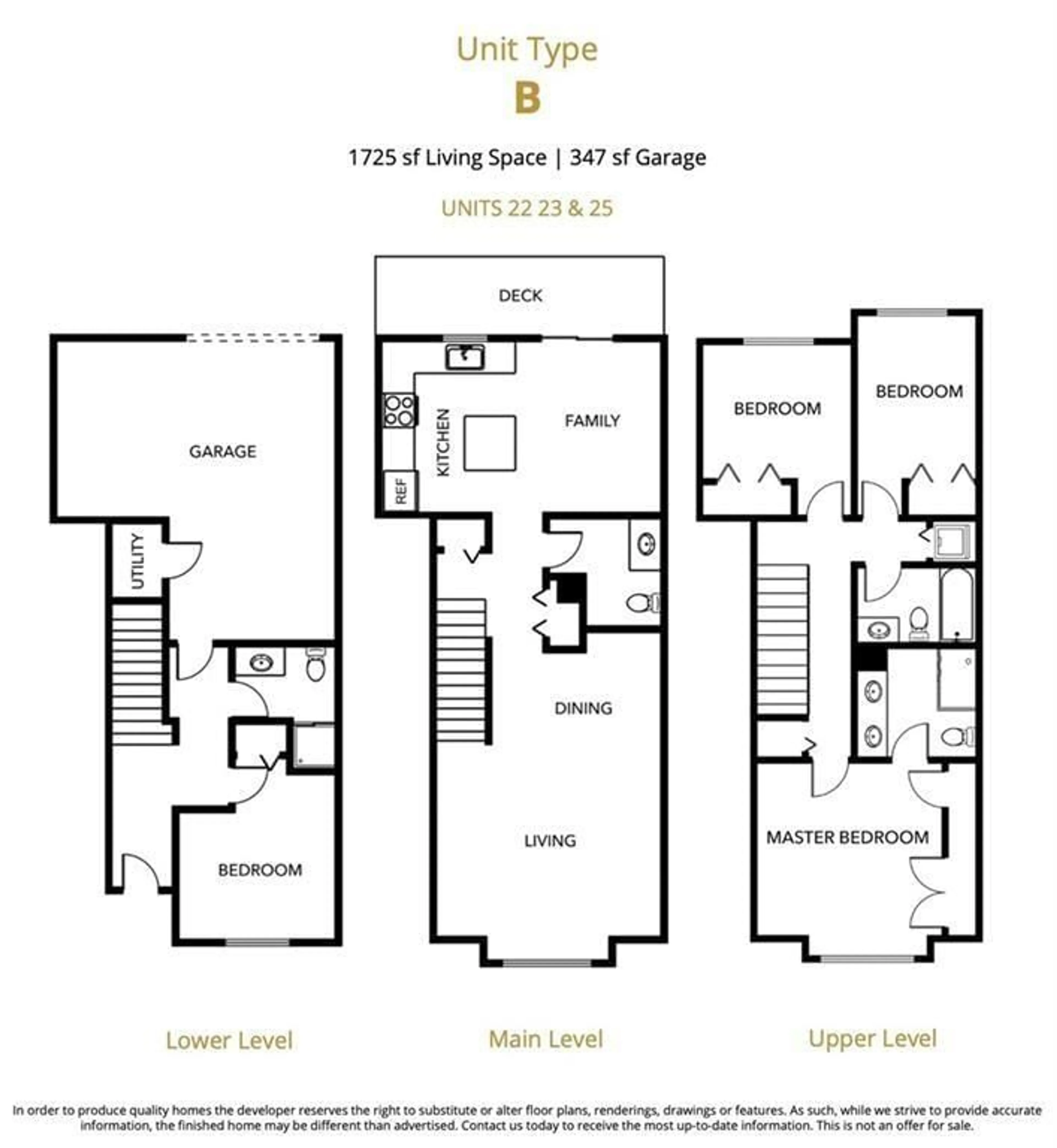 Floor plan for 22 - 19753 55A AVENUE, Langley British Columbia V3A0J9