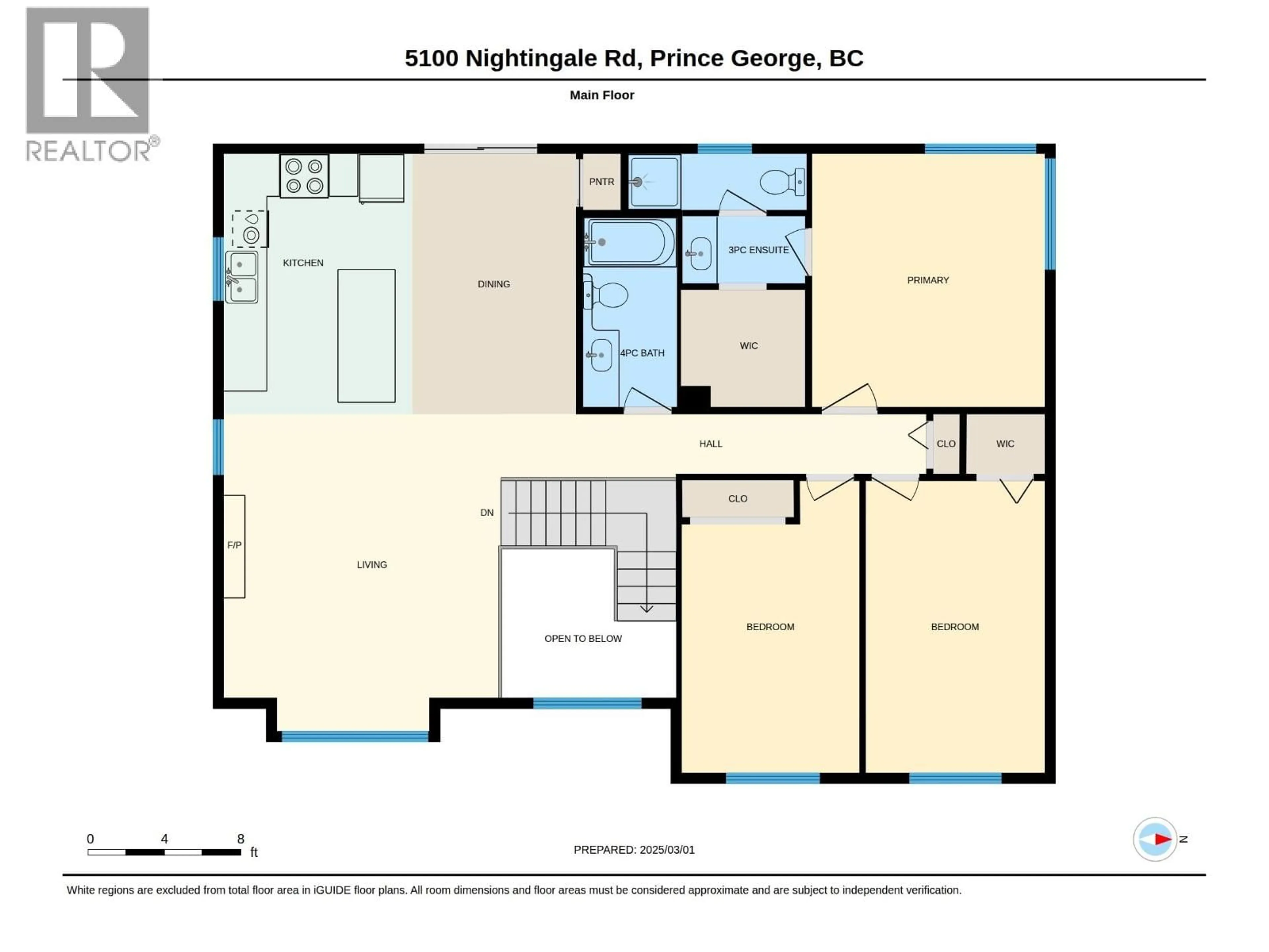 Floor plan for 5100 NIGHTINGALE ROAD, Prince George British Columbia V2K5V9