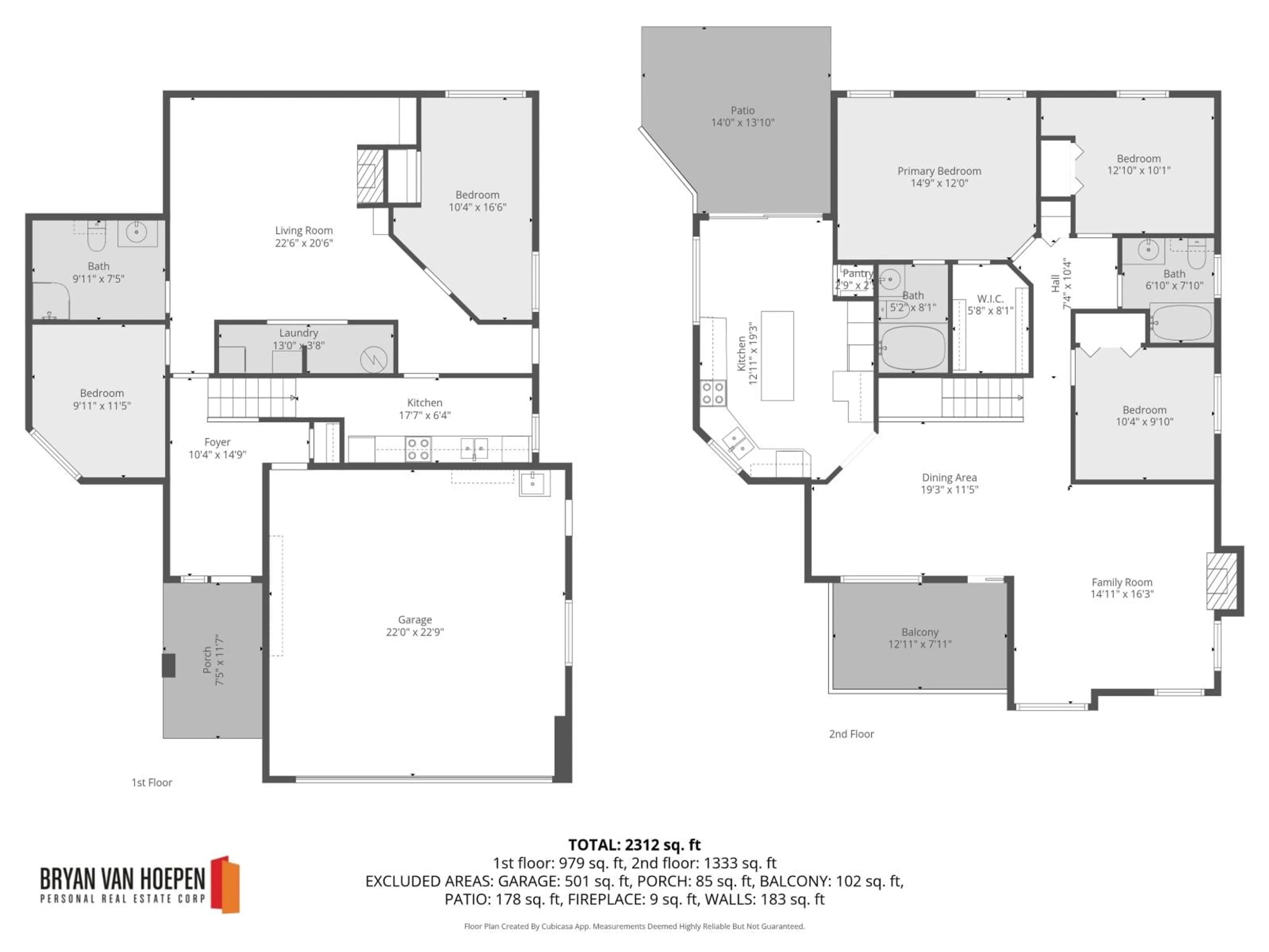 Floor plan for 33 - 45957 SHERWOOD DRIVE, Chilliwack British Columbia V2R5Y2