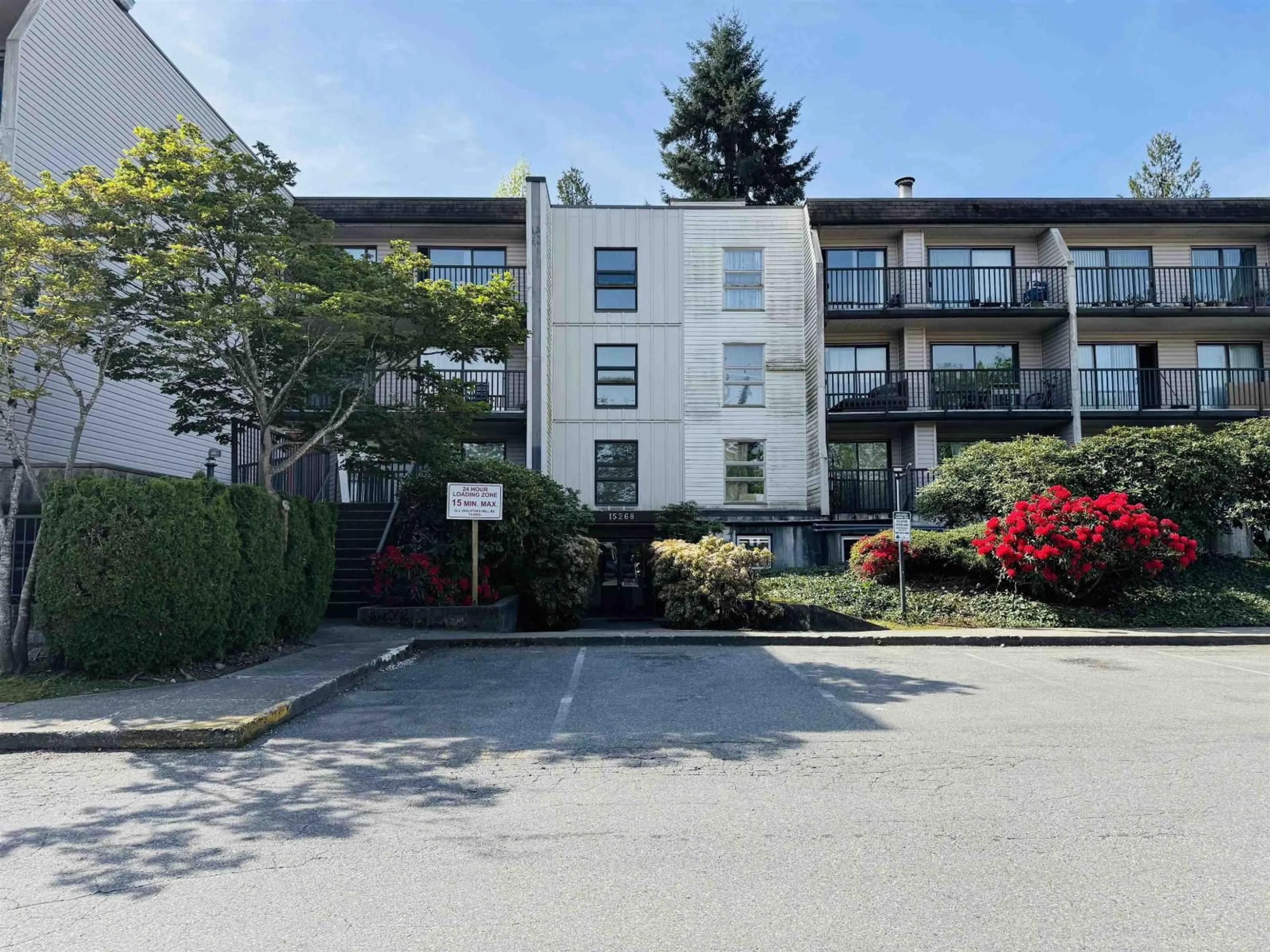 A pic from outside/outdoor area/front of a property/back of a property/a pic from drone, street for 307 - 15268 100 AVENUE, Surrey British Columbia V3R7V1