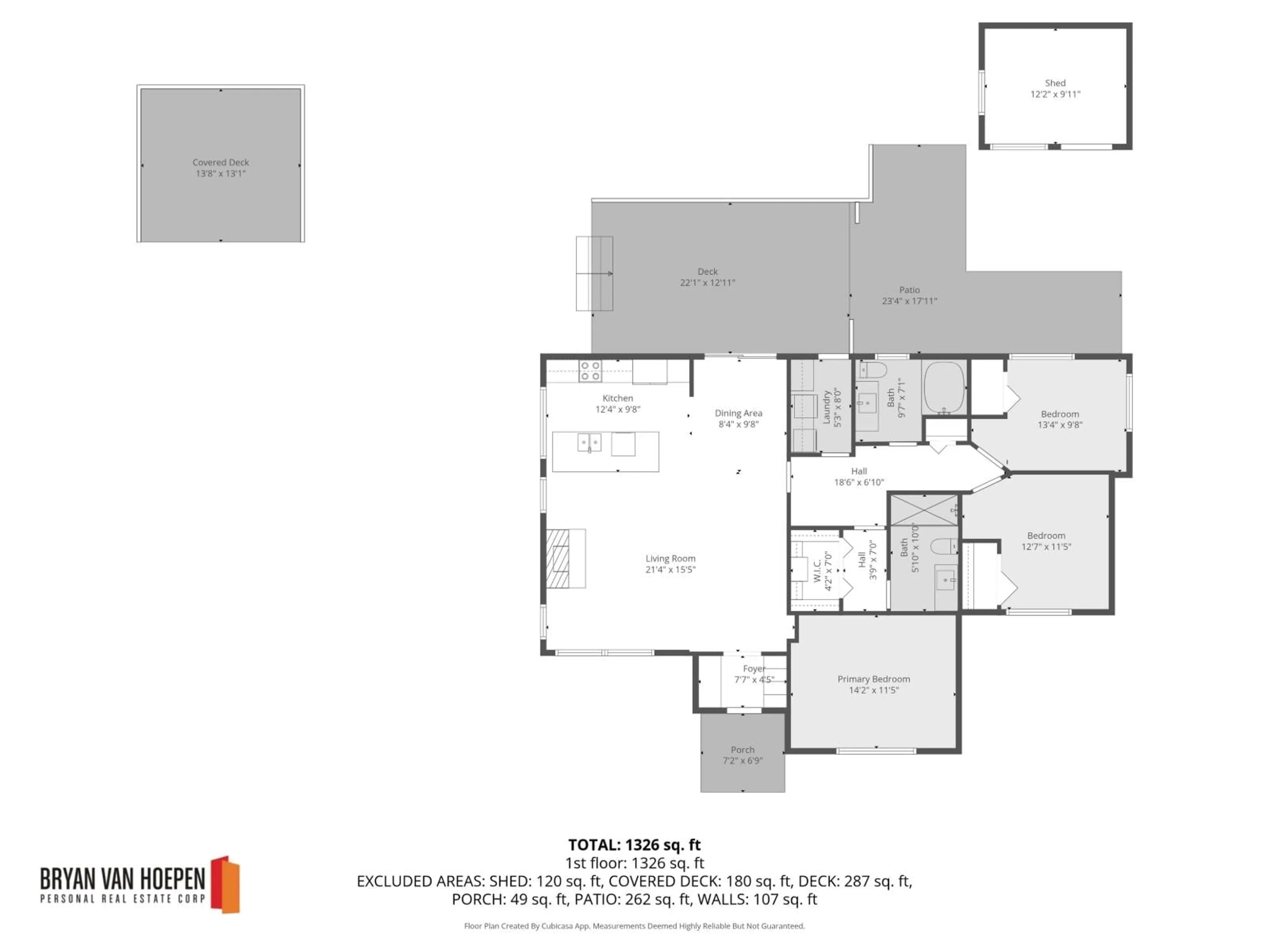 Floor plan for 7465 LAUREL PLACE, Agassiz British Columbia V0M1A2