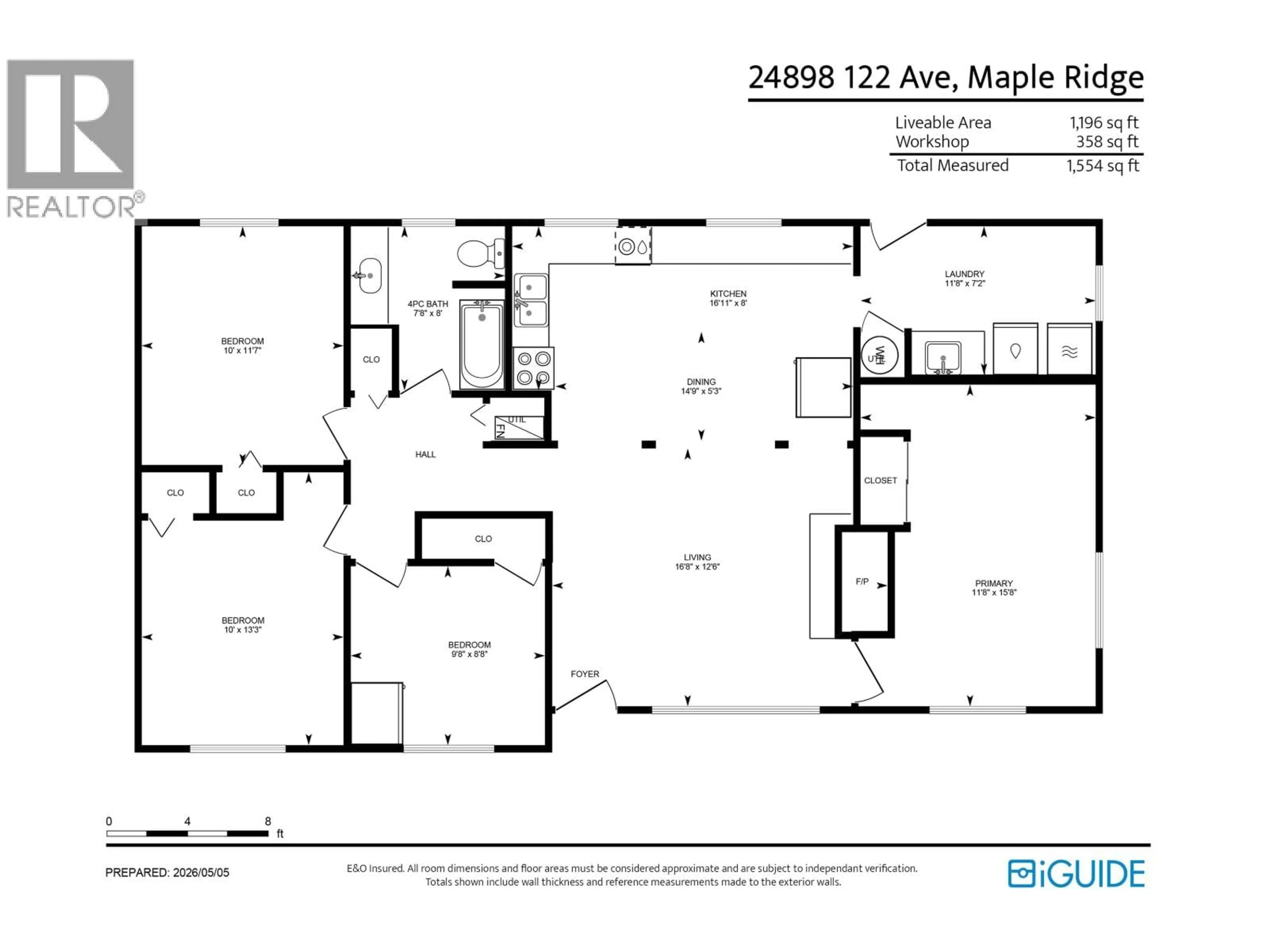 Floor plan for 24898 122 AVENUE, Maple Ridge British Columbia V4R2A1