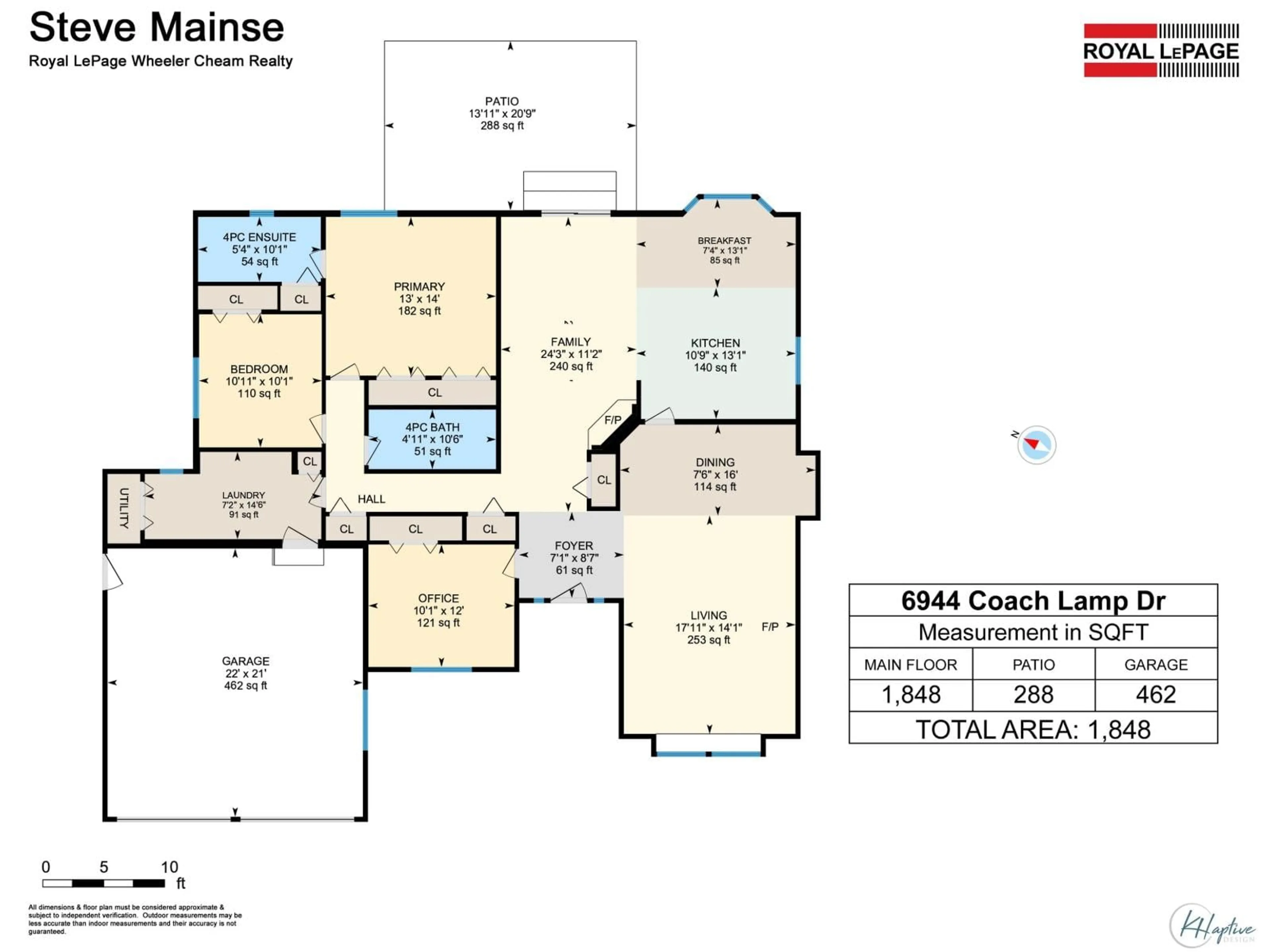 Floor plan for 6944 COACH LAMP DRIVE, Chilliwack British Columbia V2R2X6