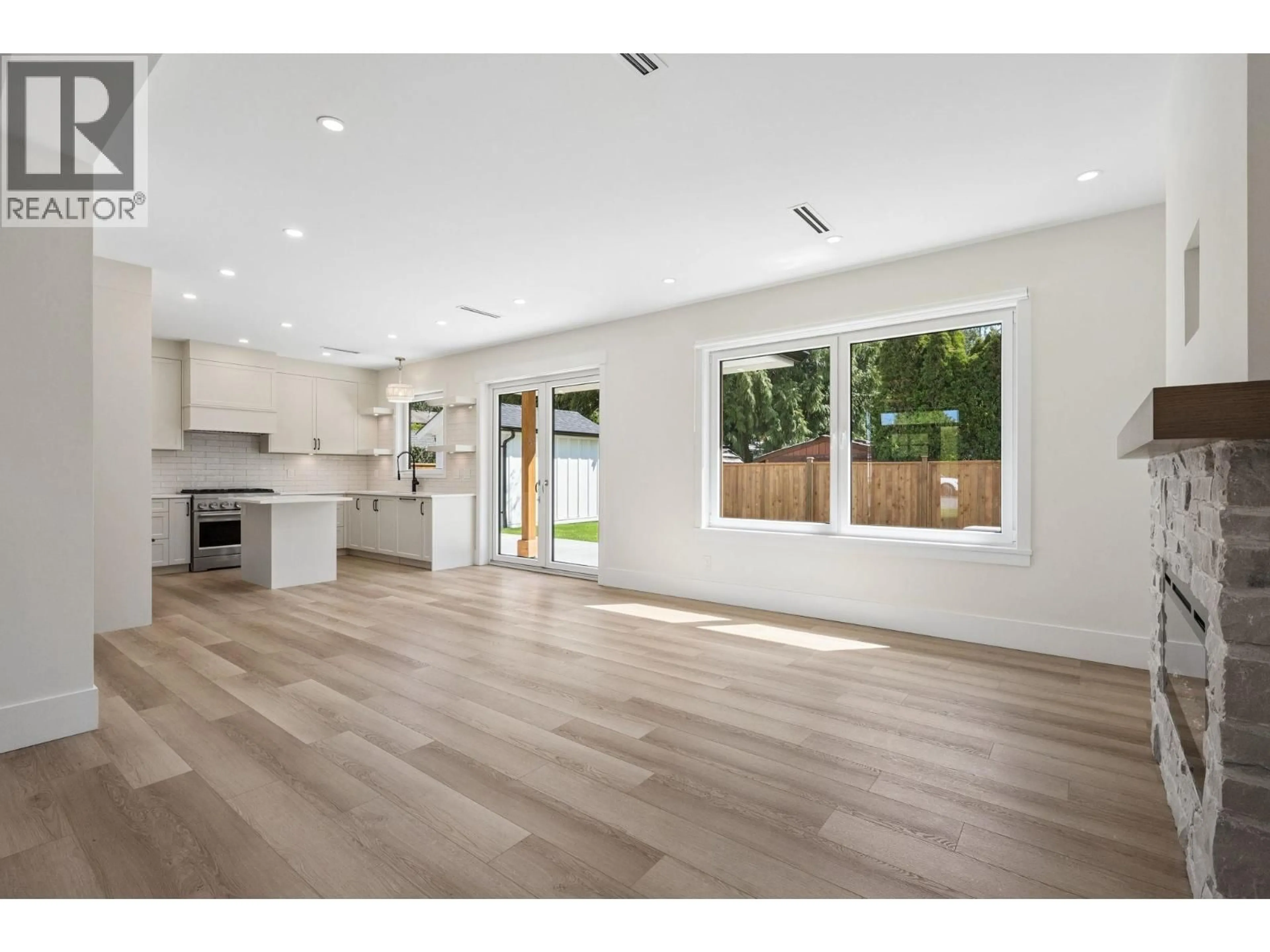Open concept kitchen, wood/laminate floor for 1308 MALVERN PLACE, Delta British Columbia V4M3H7