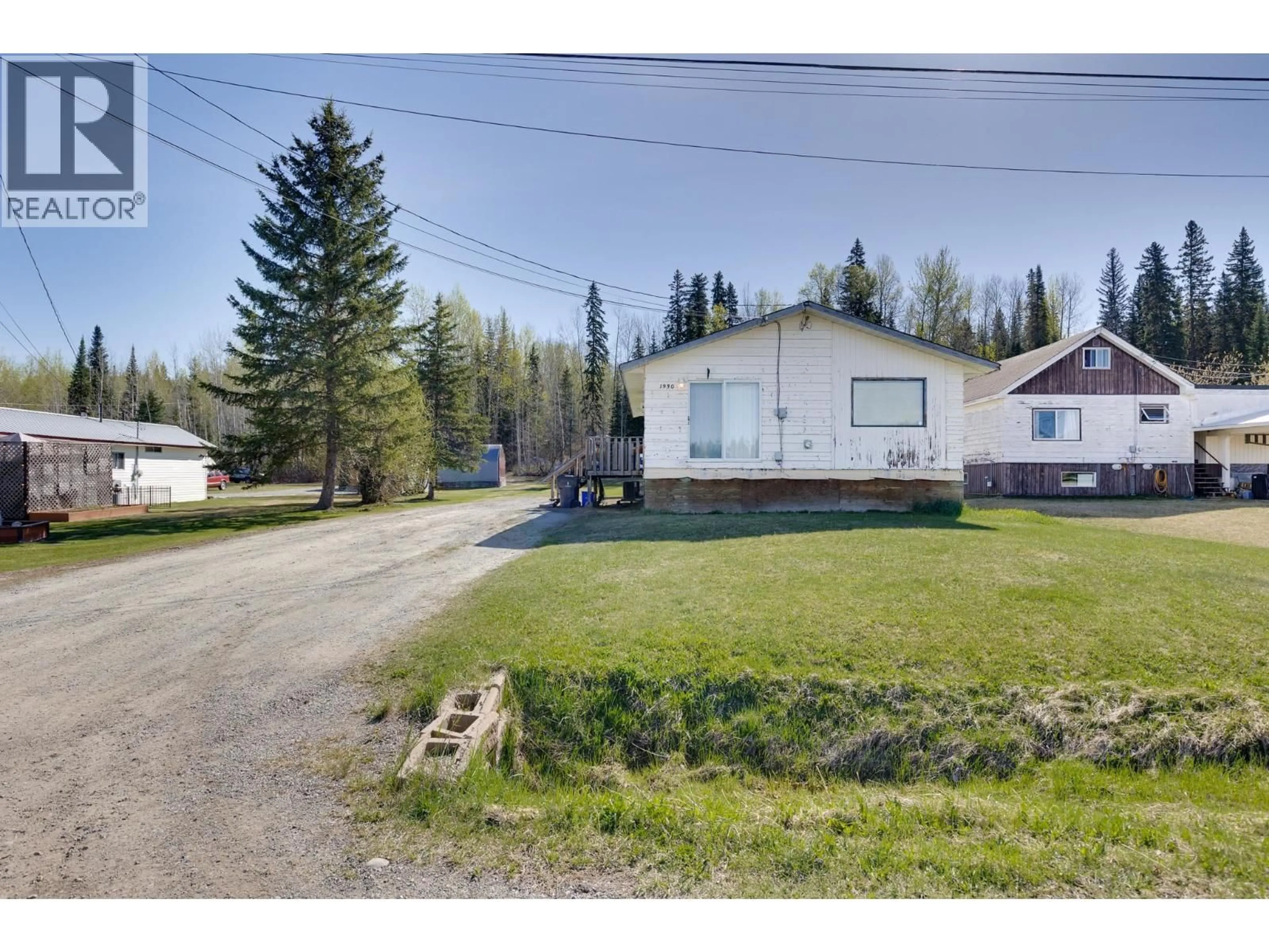 A pic from outside/outdoor area/front of a property/back of a property/a pic from drone, street for 1930 BITTNER ROAD, Prince George British Columbia V2N6T3