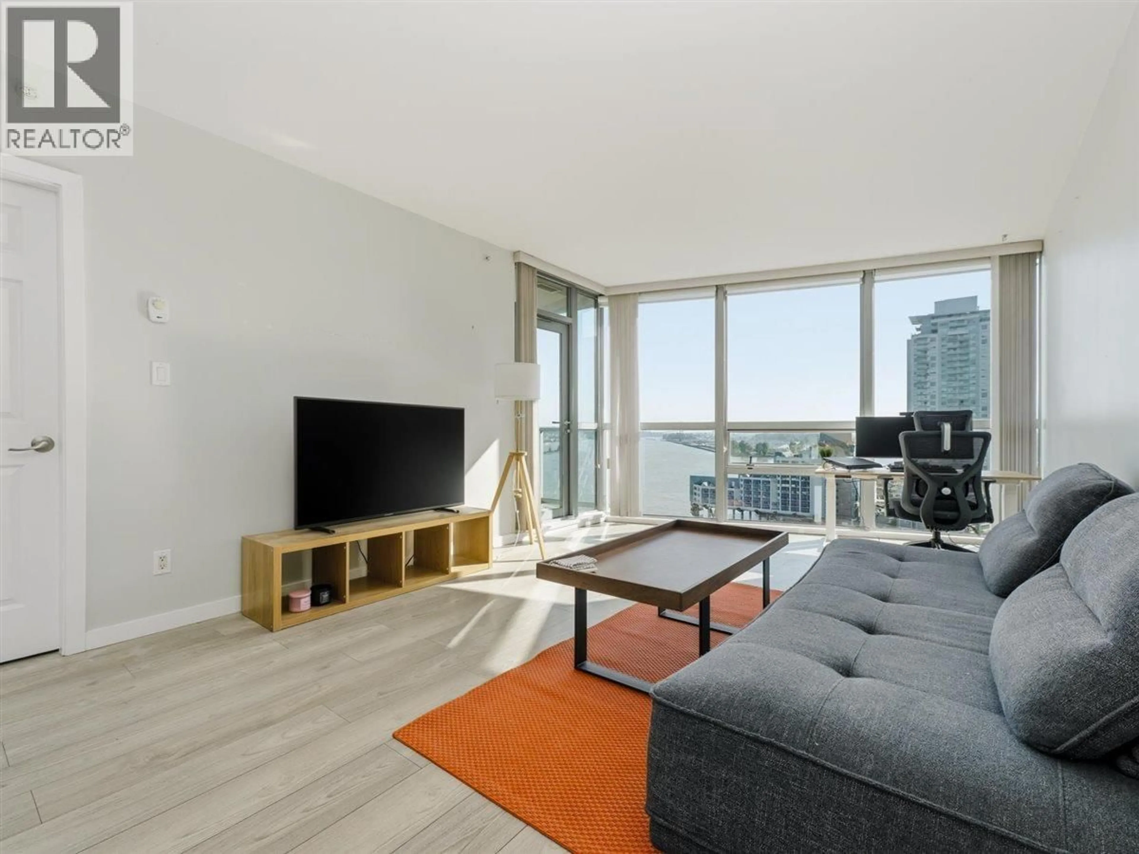 Living room with furniture, unknown for 1710 - 14 BEGBIE STREET, New Westminster British Columbia V3M0C4