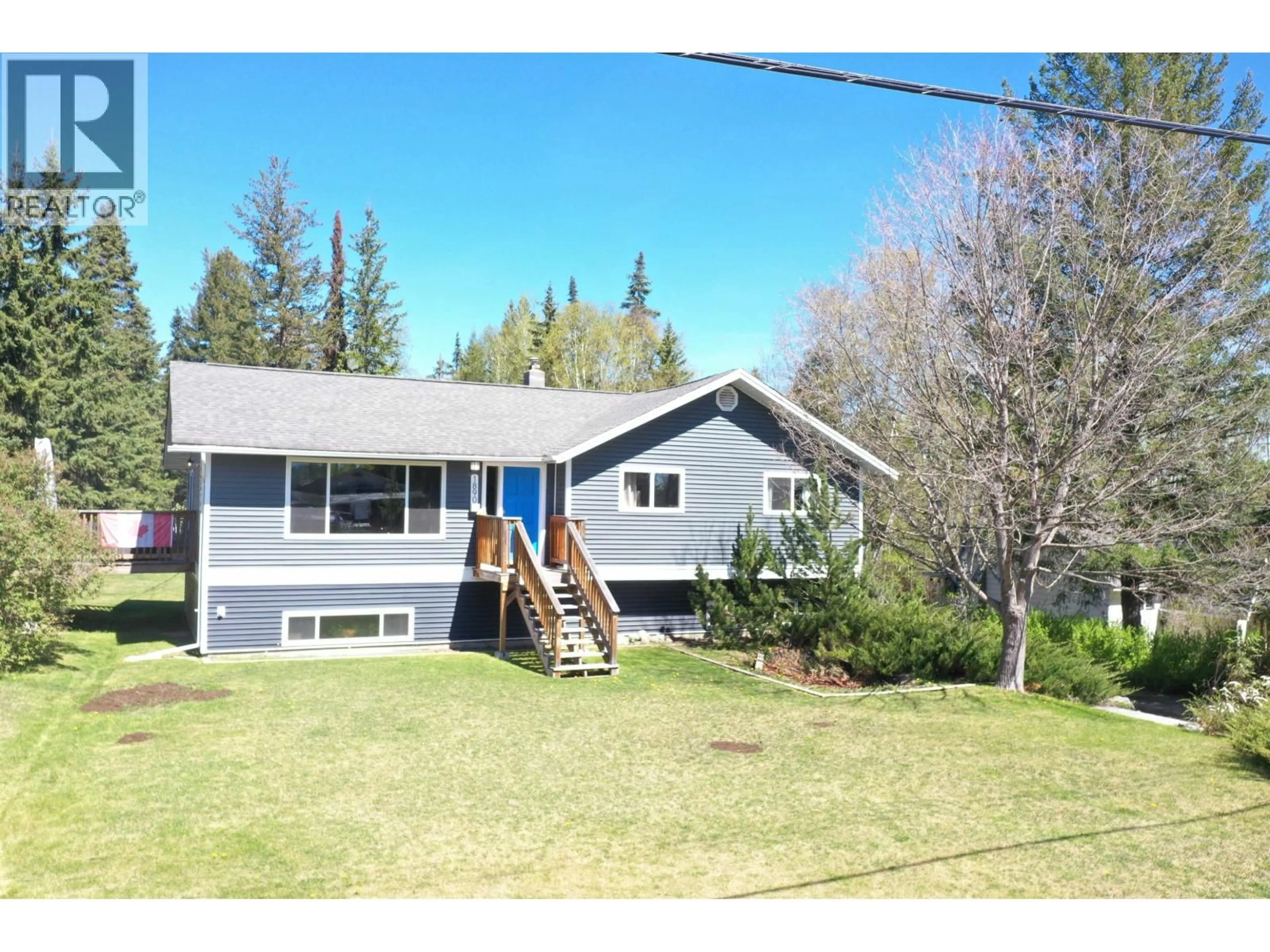 Home with vinyl exterior material, street for 1890 BIRCH AVENUE, Quesnel British Columbia V2J3Y4