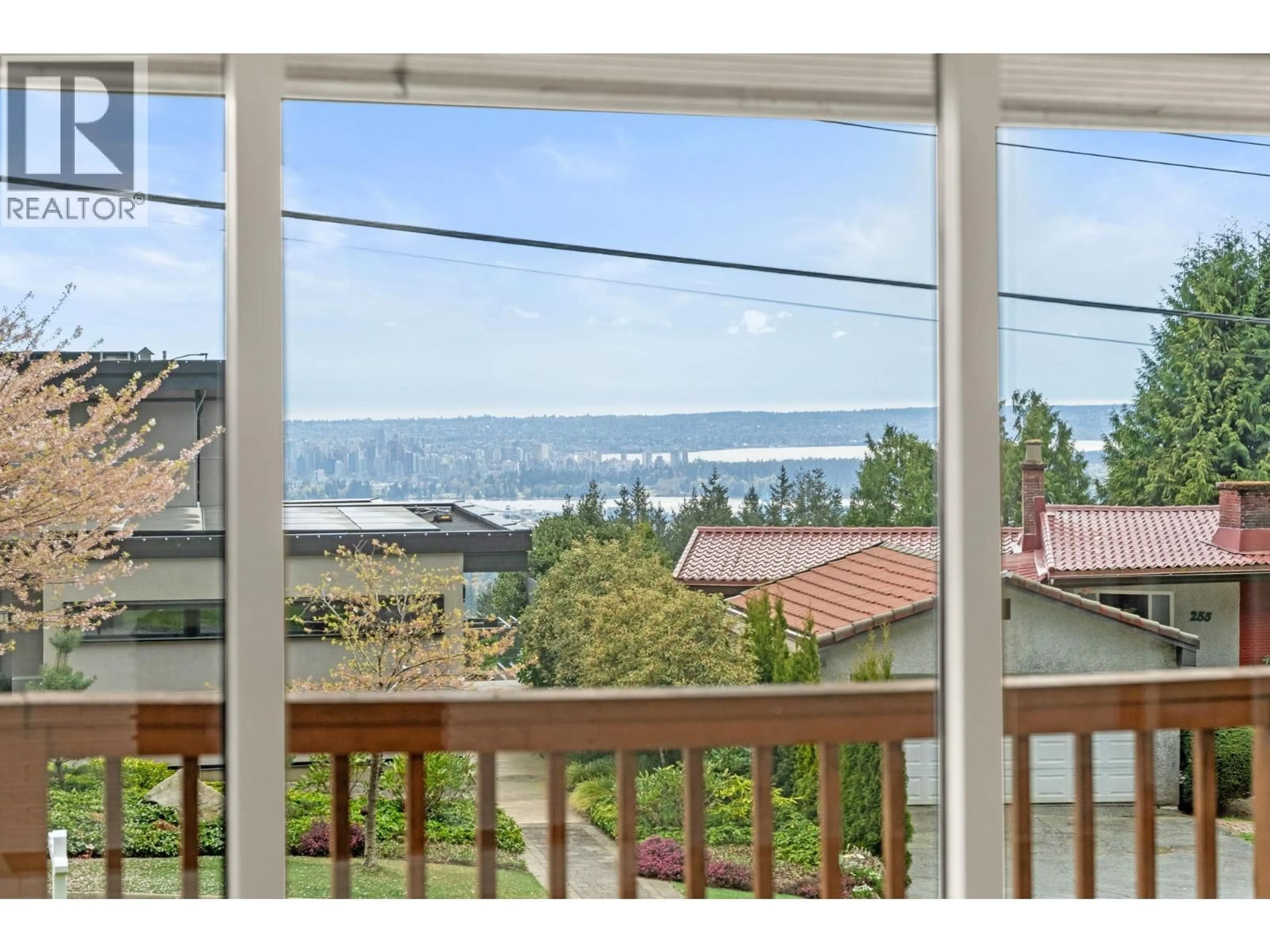 Balcony in the apartment, water/lake/river/ocean view for 234 RONDOVAL CRESCENT, North Vancouver British Columbia V7N2W7