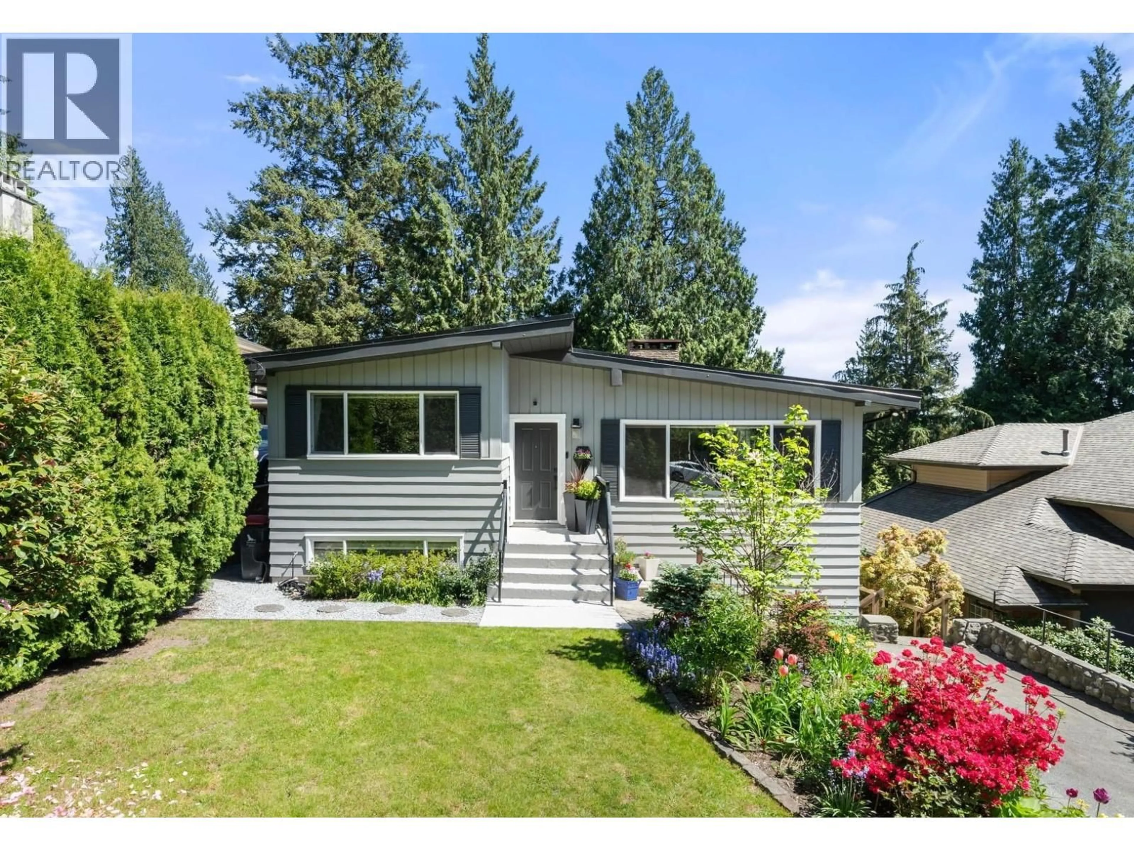 Home with vinyl exterior material, street for 3642 SYKES ROAD, North Vancouver British Columbia V7K2A7