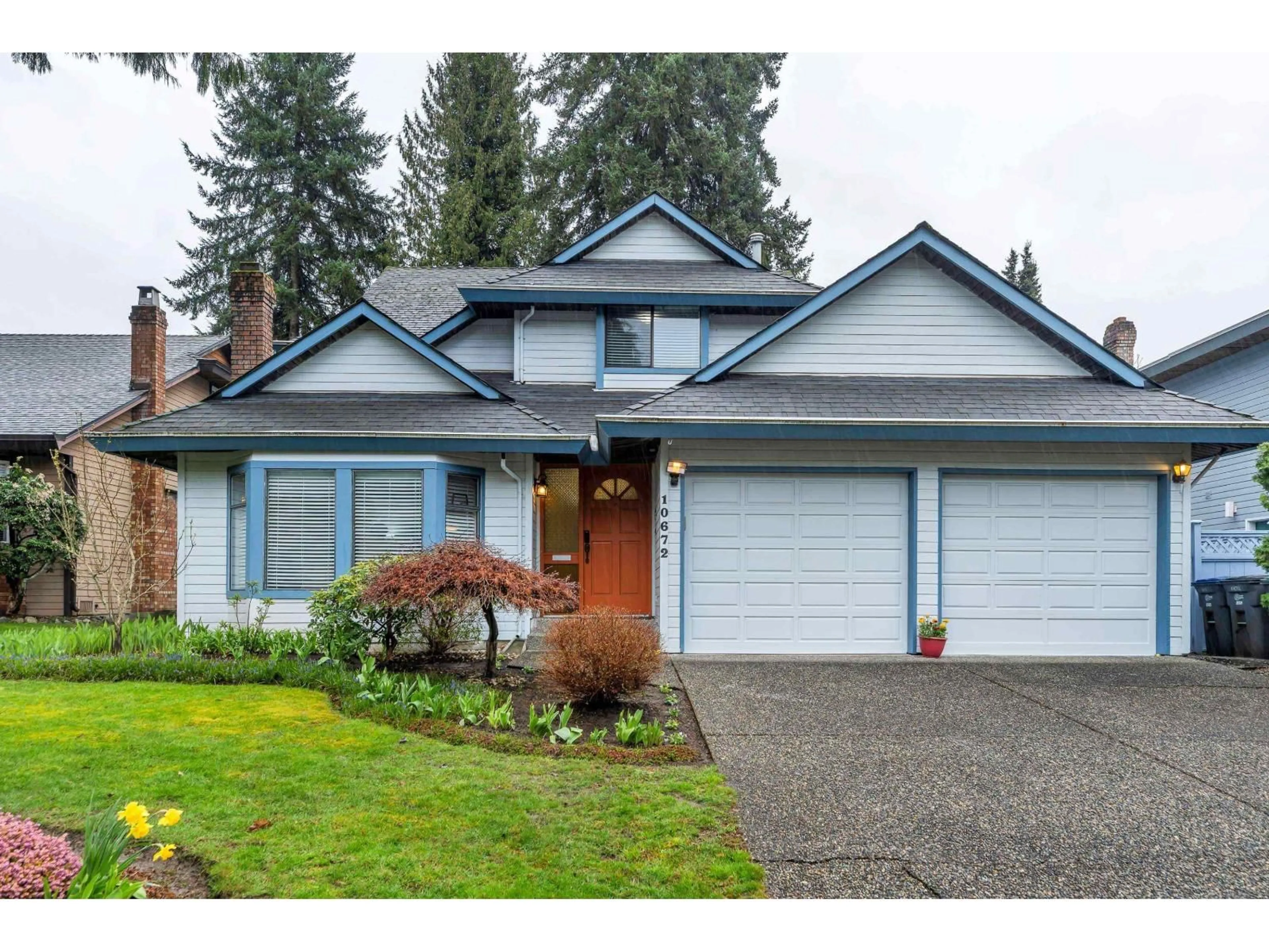 Home with vinyl exterior material, street for 10672 GLENWOOD DRIVE, Surrey British Columbia V4N1T6