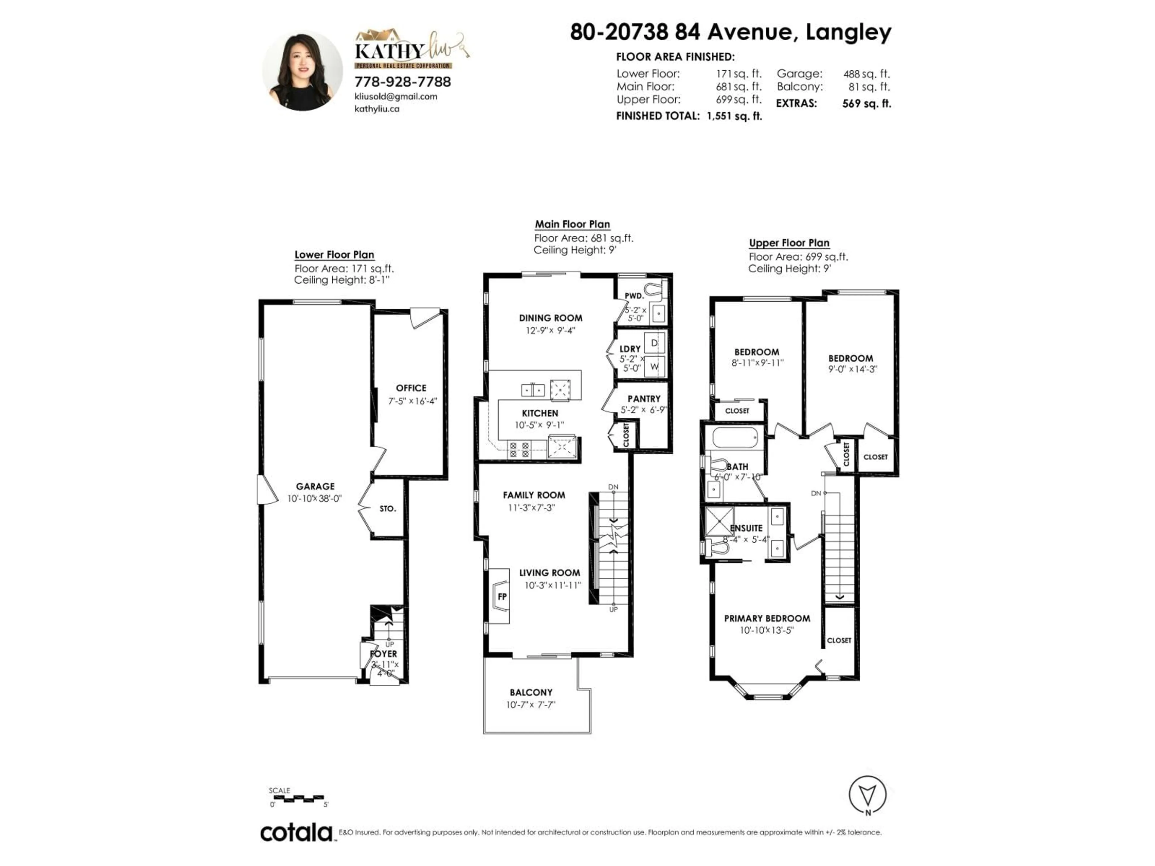 Floor plan for 80 - 20738 84 AVENUE, Langley British Columbia V2Y0J6