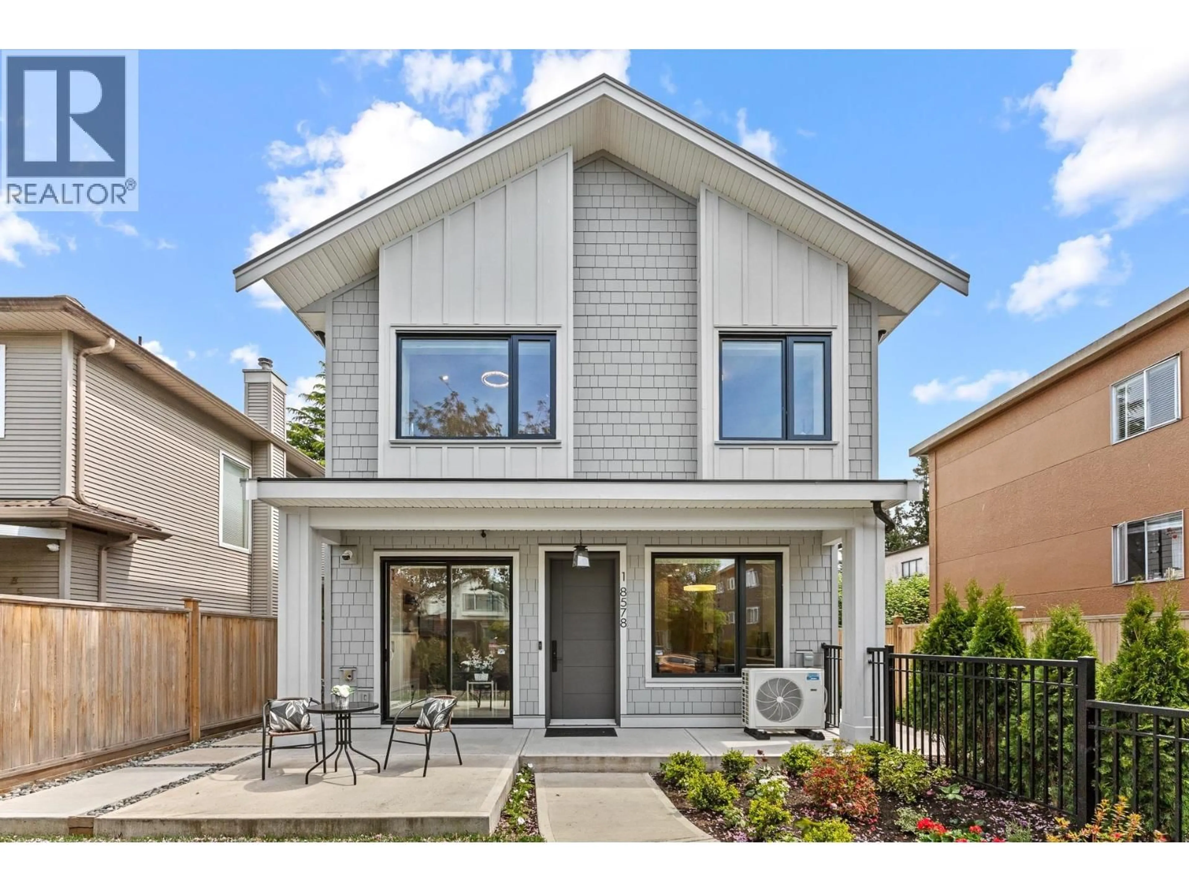 Home with vinyl exterior material, street for 1 - 8578 CARTIER STREET, Vancouver British Columbia V6P4T8