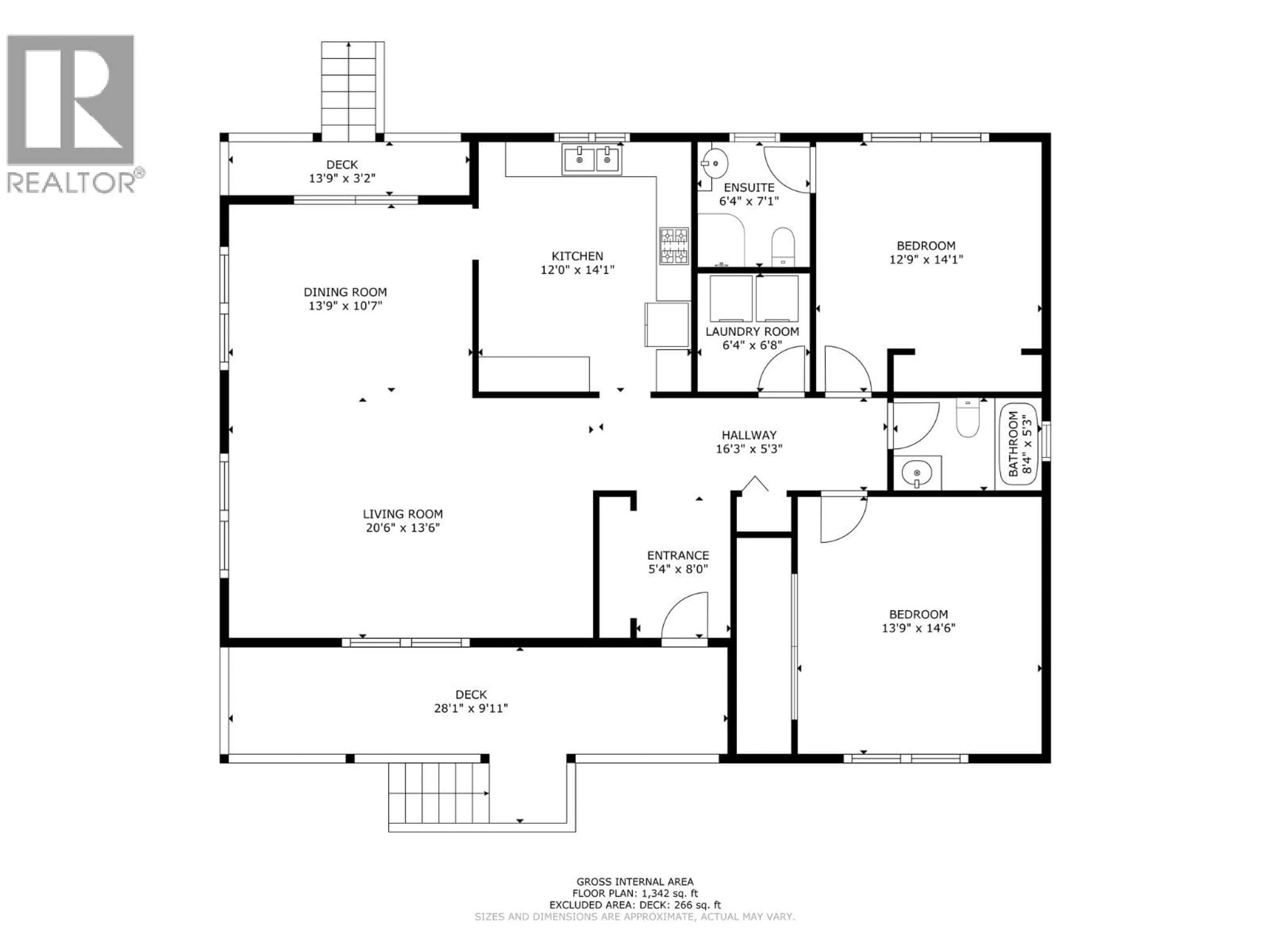 Floor plan for 2130 TEAL BOULEVARD, Masset British Columbia V0T1M0