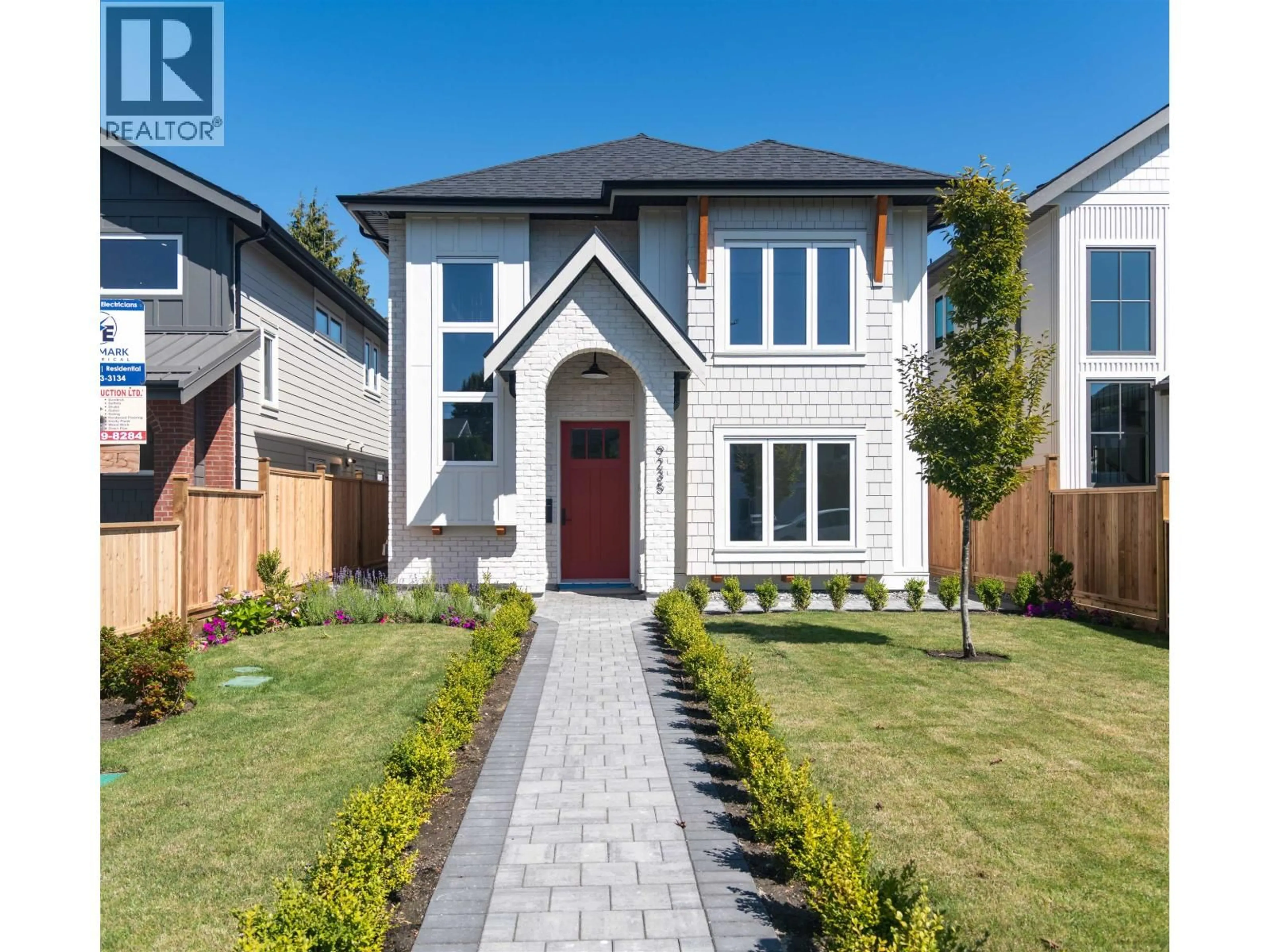 Home with brick exterior material, street for 9235 KILBY STREET, Richmond British Columbia V7X1P2