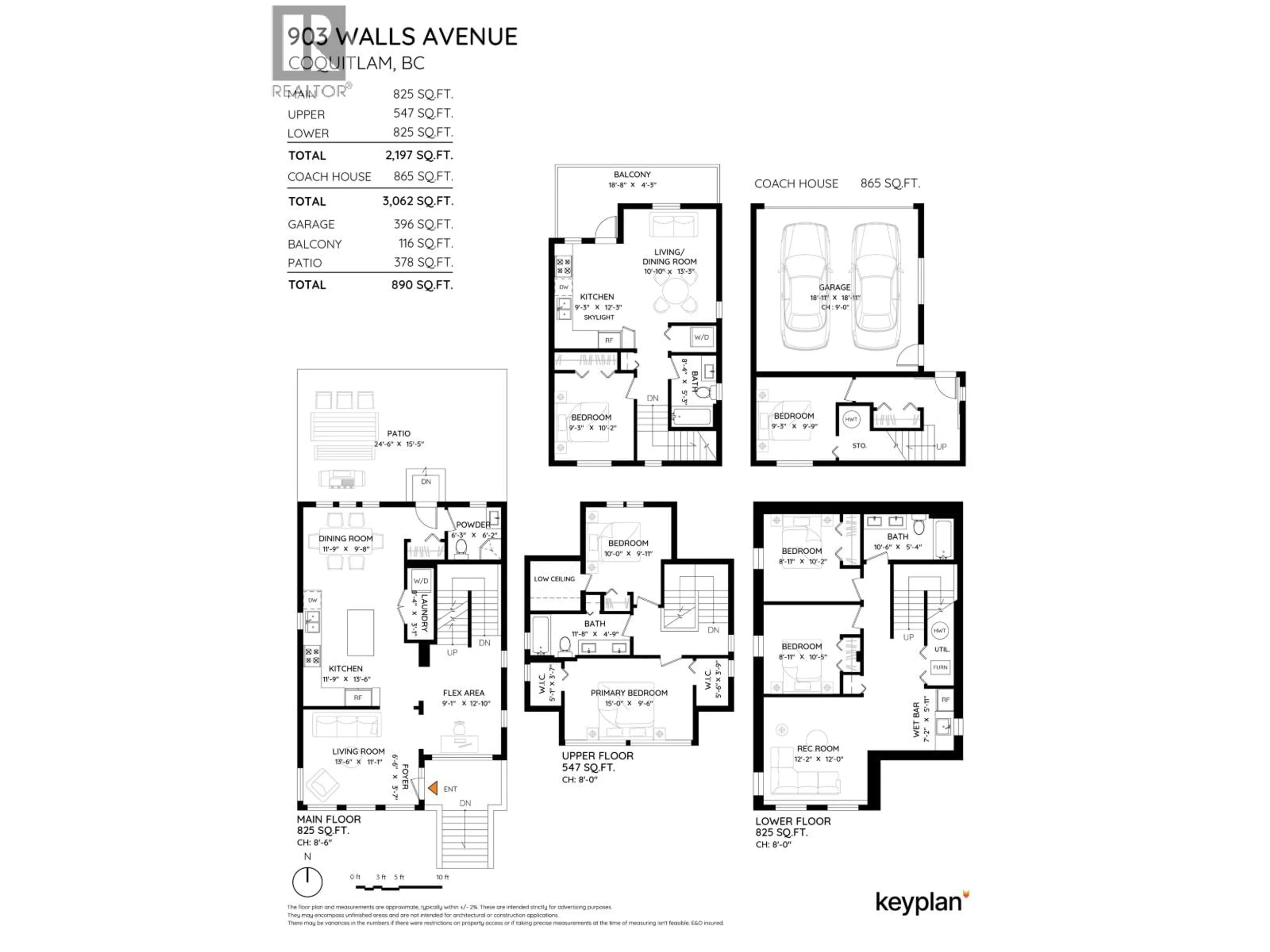 Floor plan for 903 WALLS AVENUE, Coquitlam British Columbia V3K2T2