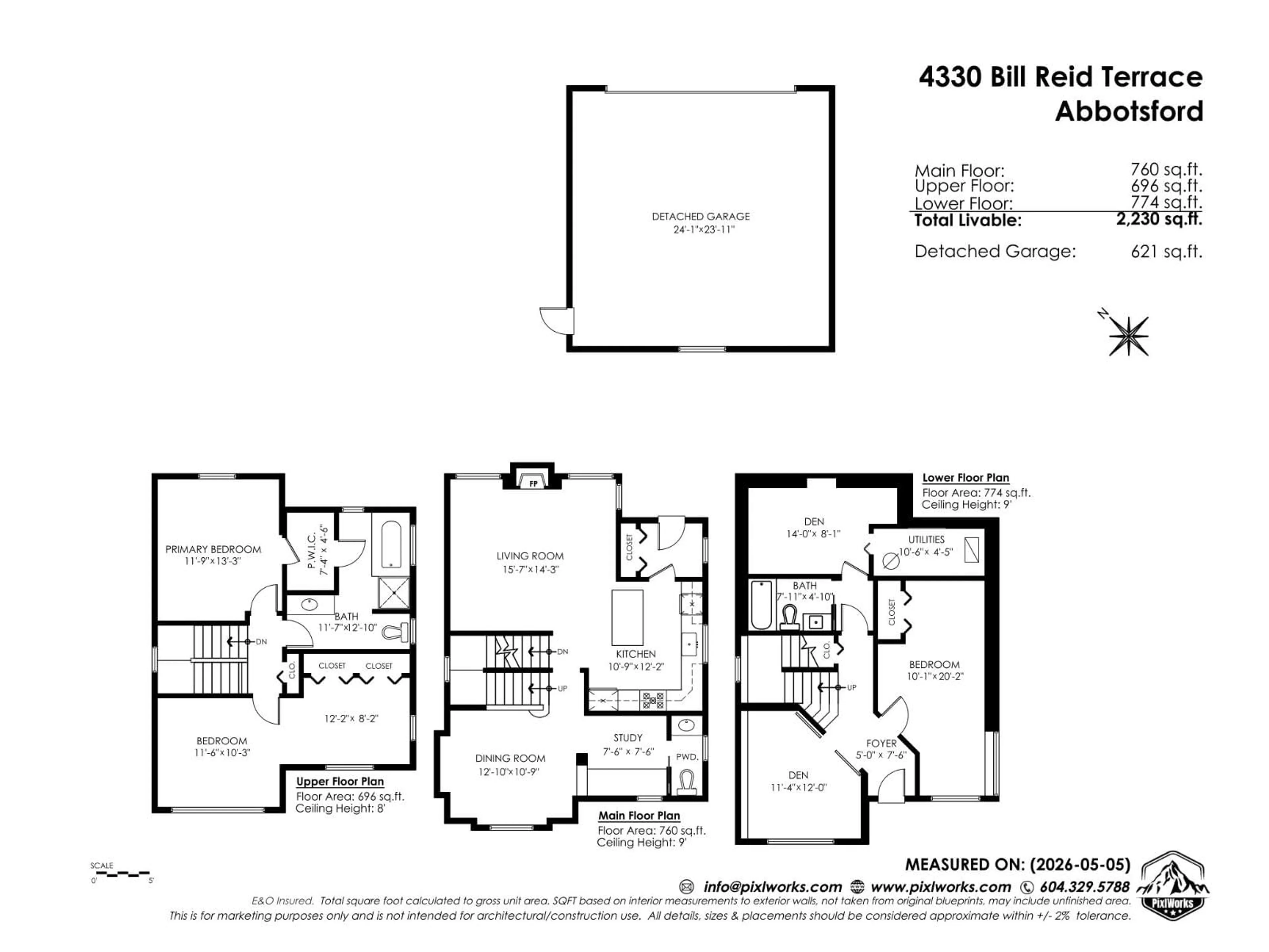 Floor plan for 4330 BILL REID TERRACE, Abbotsford British Columbia V3G3C2