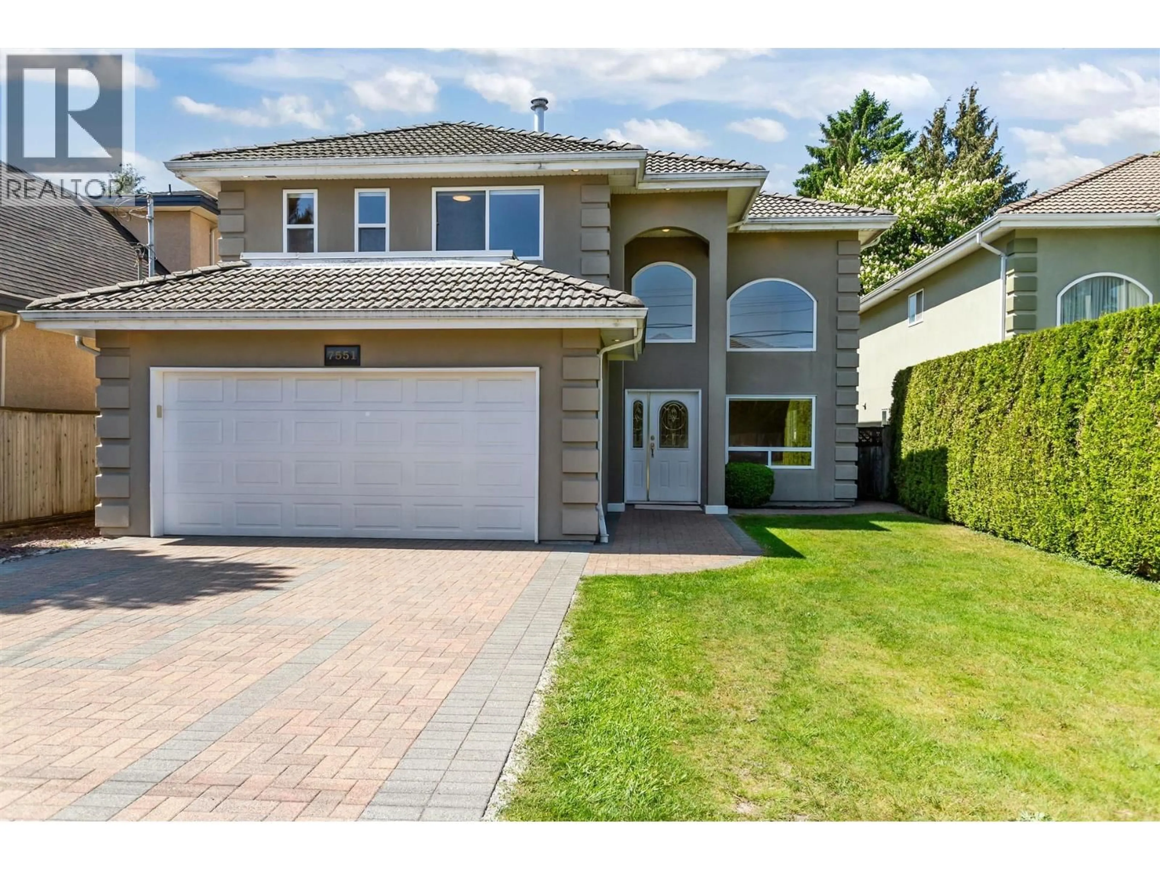 Home with vinyl exterior material, street for 7551 LOMBARD ROAD, Richmond British Columbia V7C3M9