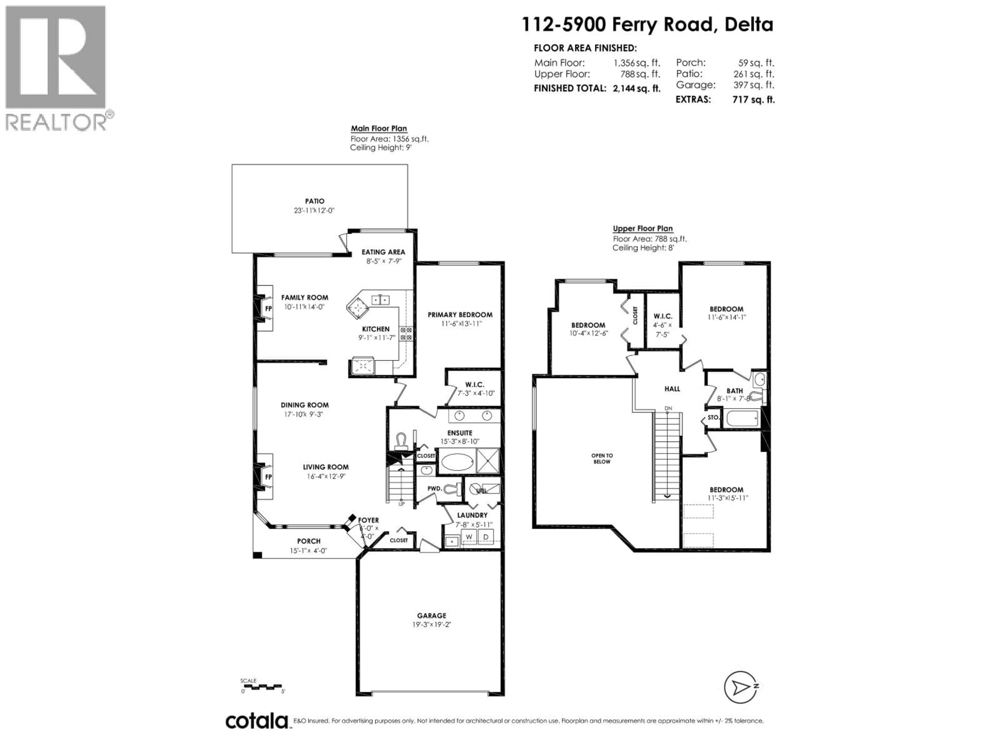 Floor plan for 112 - 5900 FERRY ROAD, Delta British Columbia V4K5C3