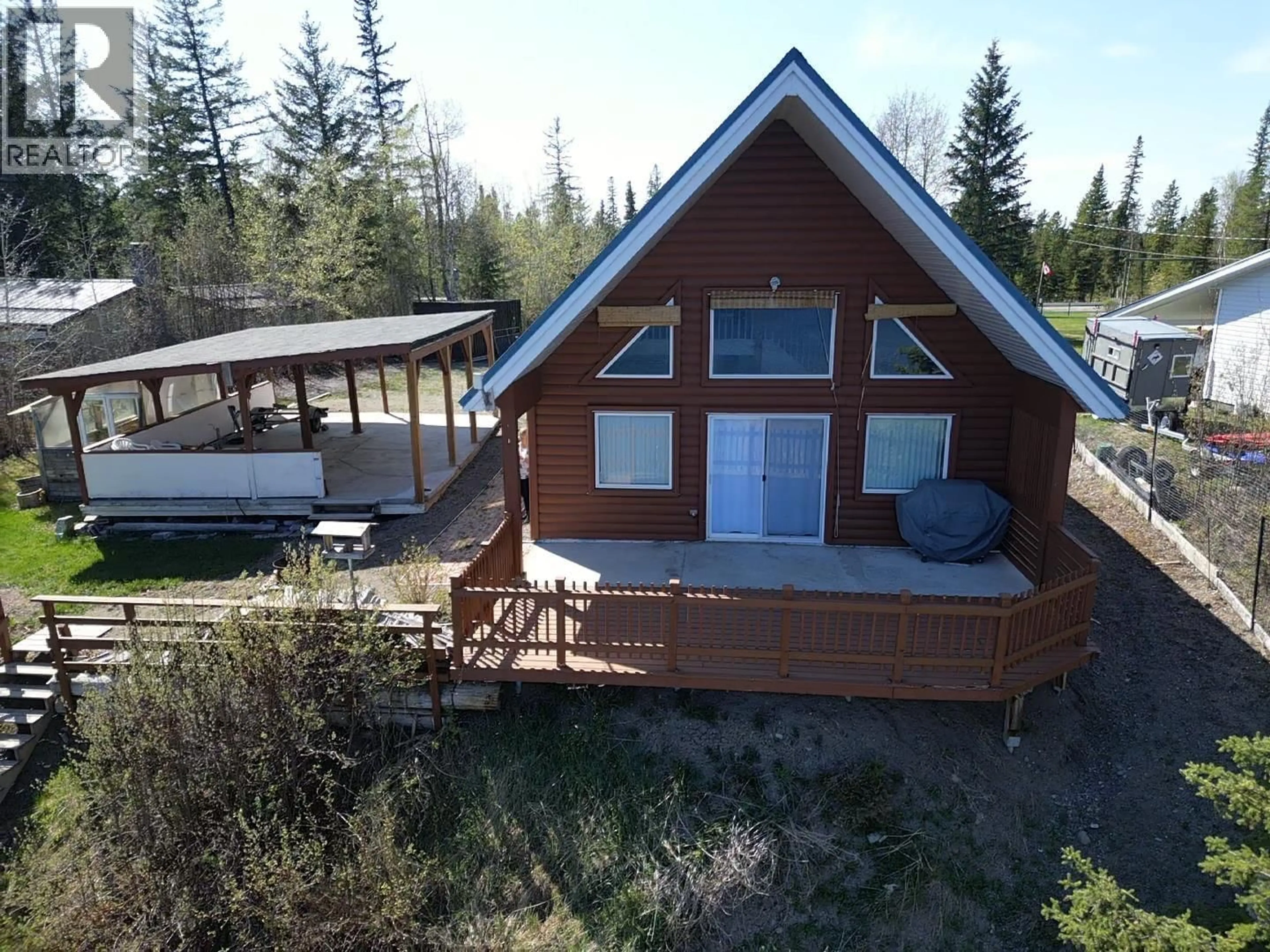 A pic from outside/outdoor area/front of a property/back of a property/a pic from drone, unknown for 5200 MEIER SUBDIVISION ROAD, Cluculz Lake British Columbia V0J3A3
