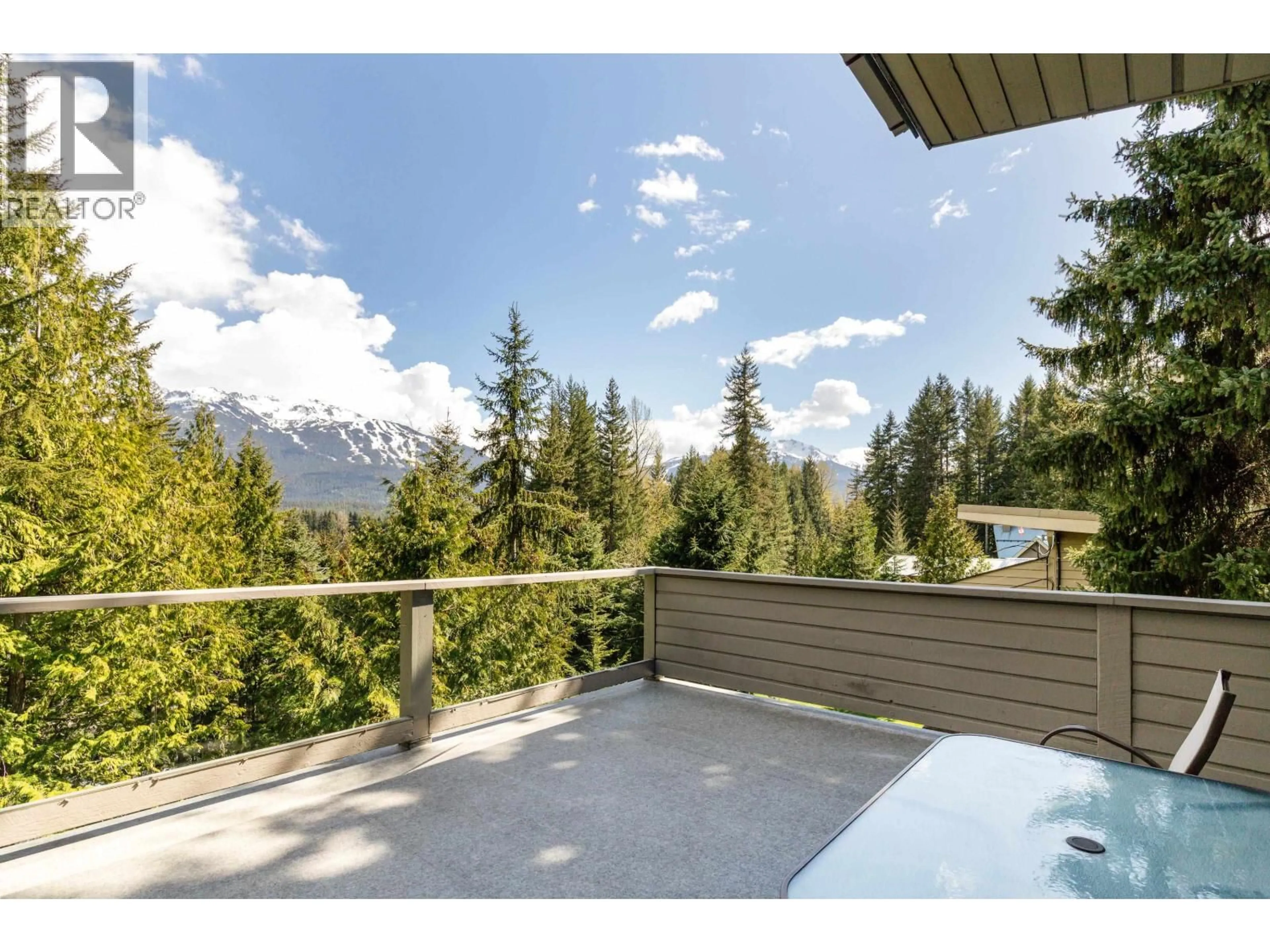 Patio, mountain view for 8325 RAINBOW DRIVE, Whistler British Columbia V0N1B8