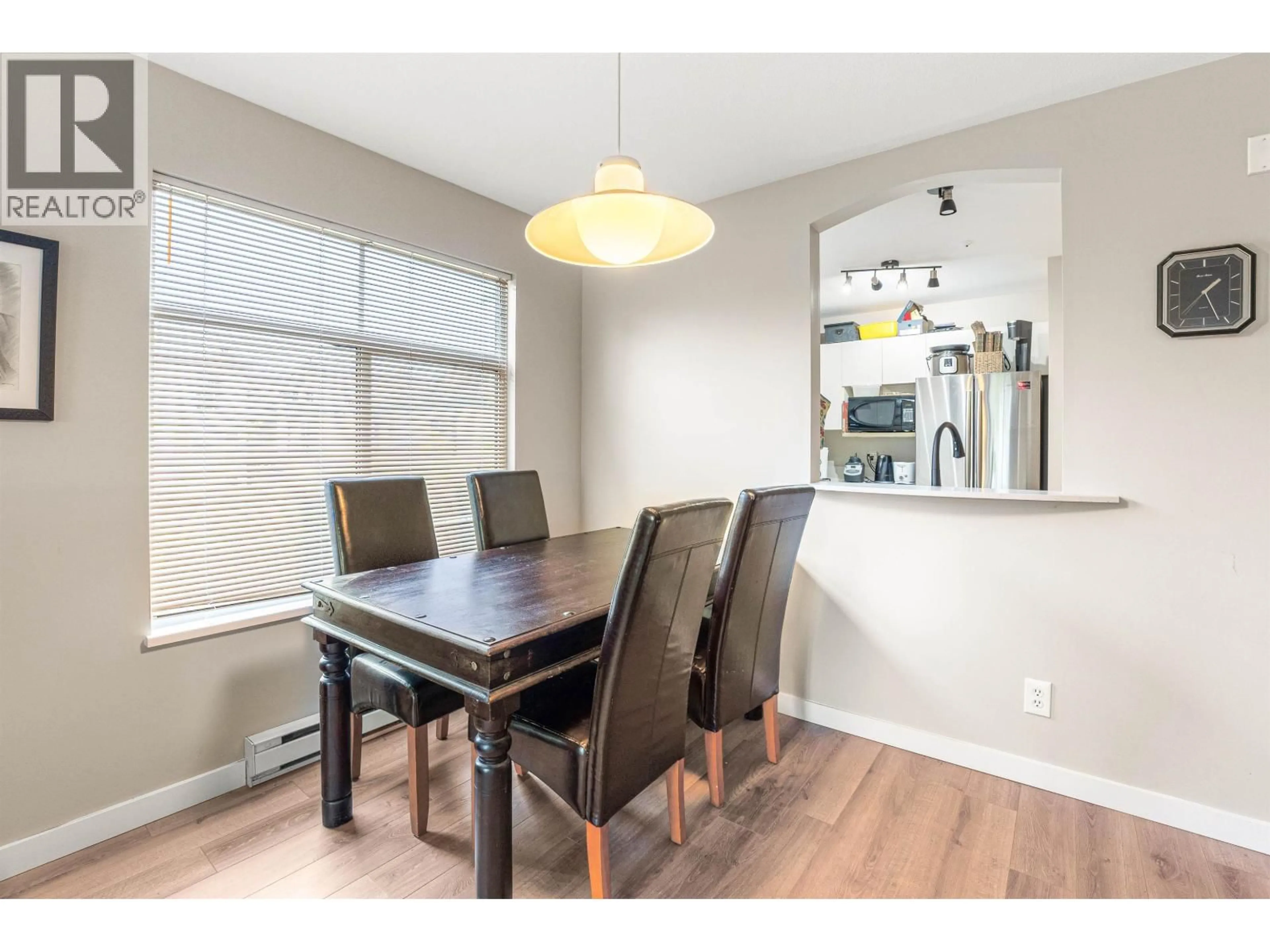 Dining room, wood/laminate floor for 216 - 8220 JONES ROAD, Richmond British Columbia V6Y3Z7