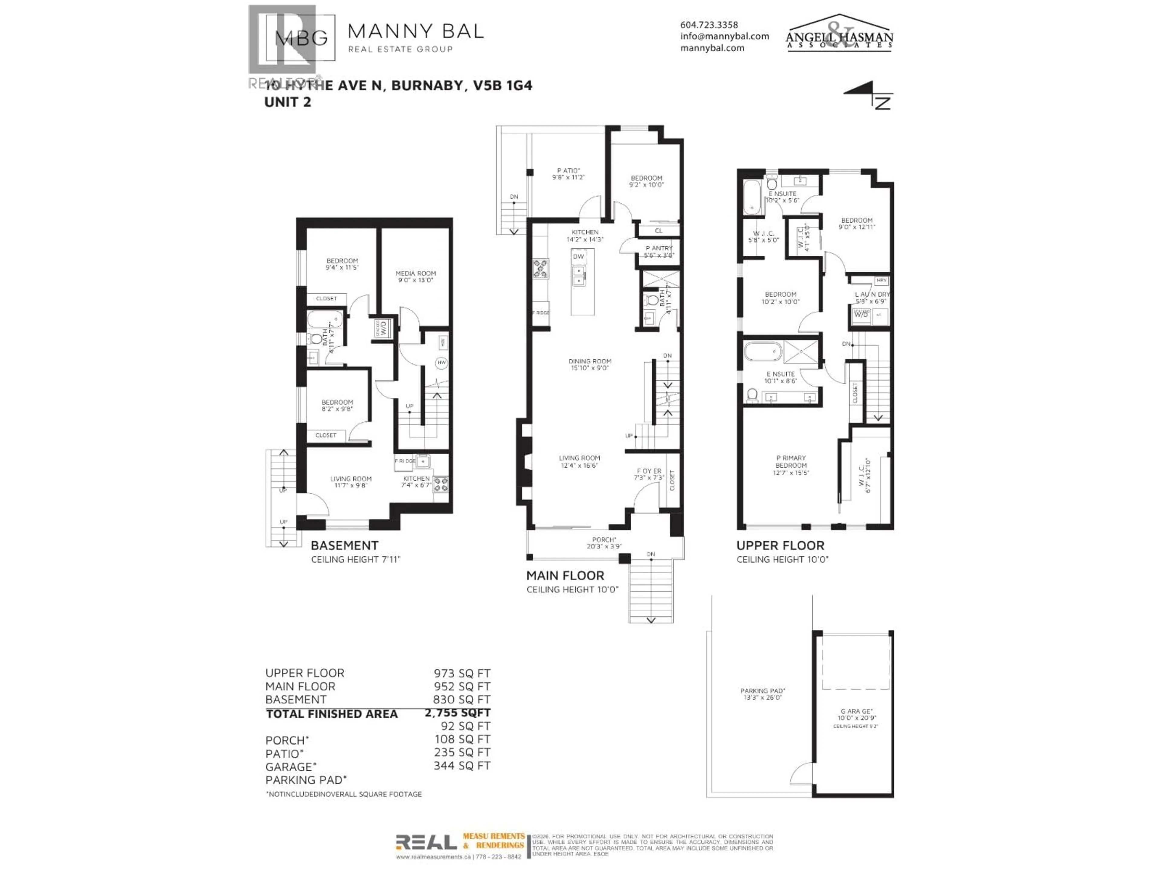 Floor plan for 2 - 10 HYTHE AVENUE, Burnaby British Columbia V5B1G4