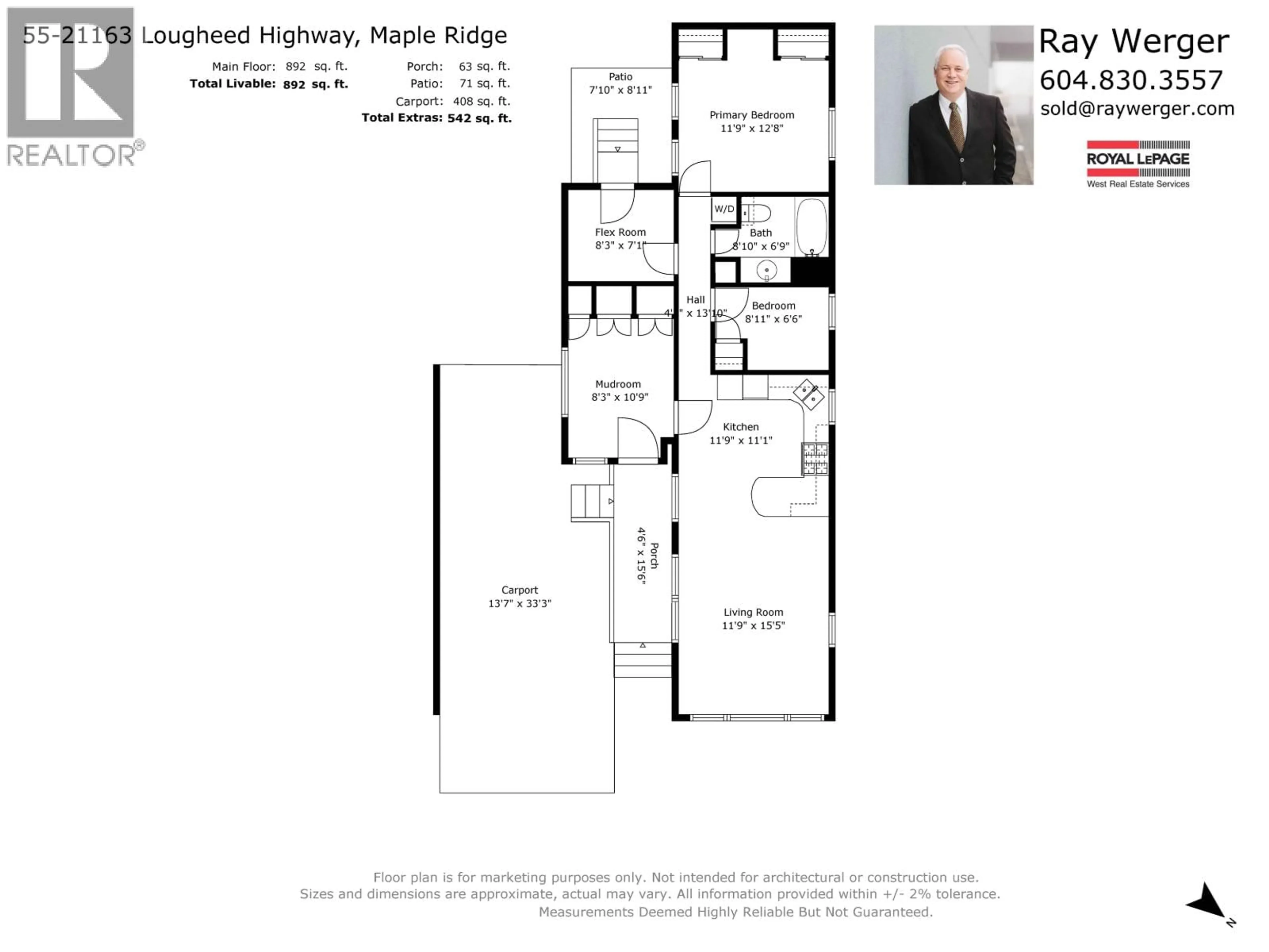 Floor plan for 55 - 21163 LOUGHEED HIGHWAY, Maple Ridge British Columbia V2X2R4