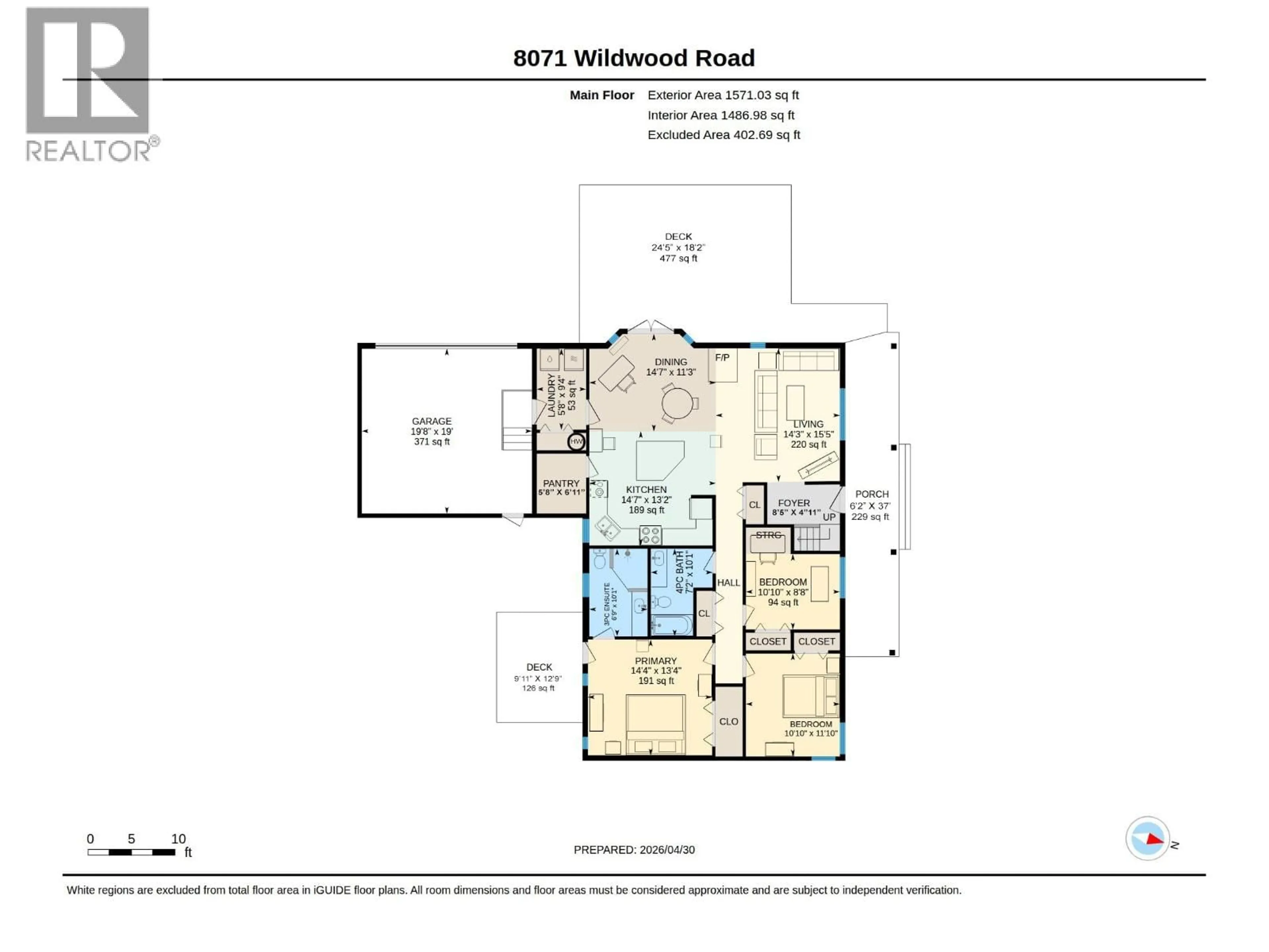 Floor plan for 8071 WILDWOOD ROAD, Halfmoon Bay British Columbia V7Z1A8