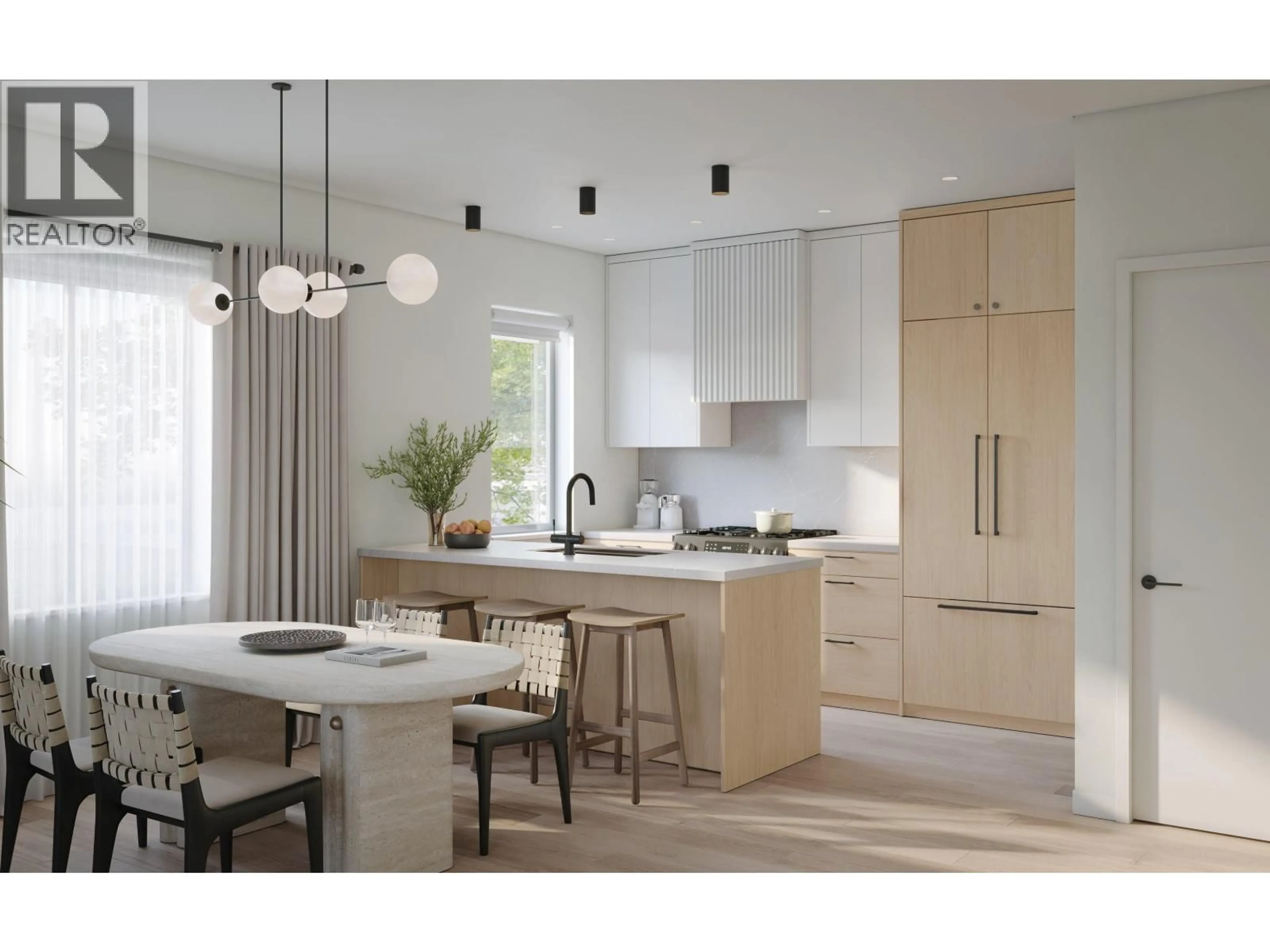 Contemporary kitchen, wood/laminate floor for 5 - 2240 40TH AVENUE, Vancouver British Columbia V5P1J5
