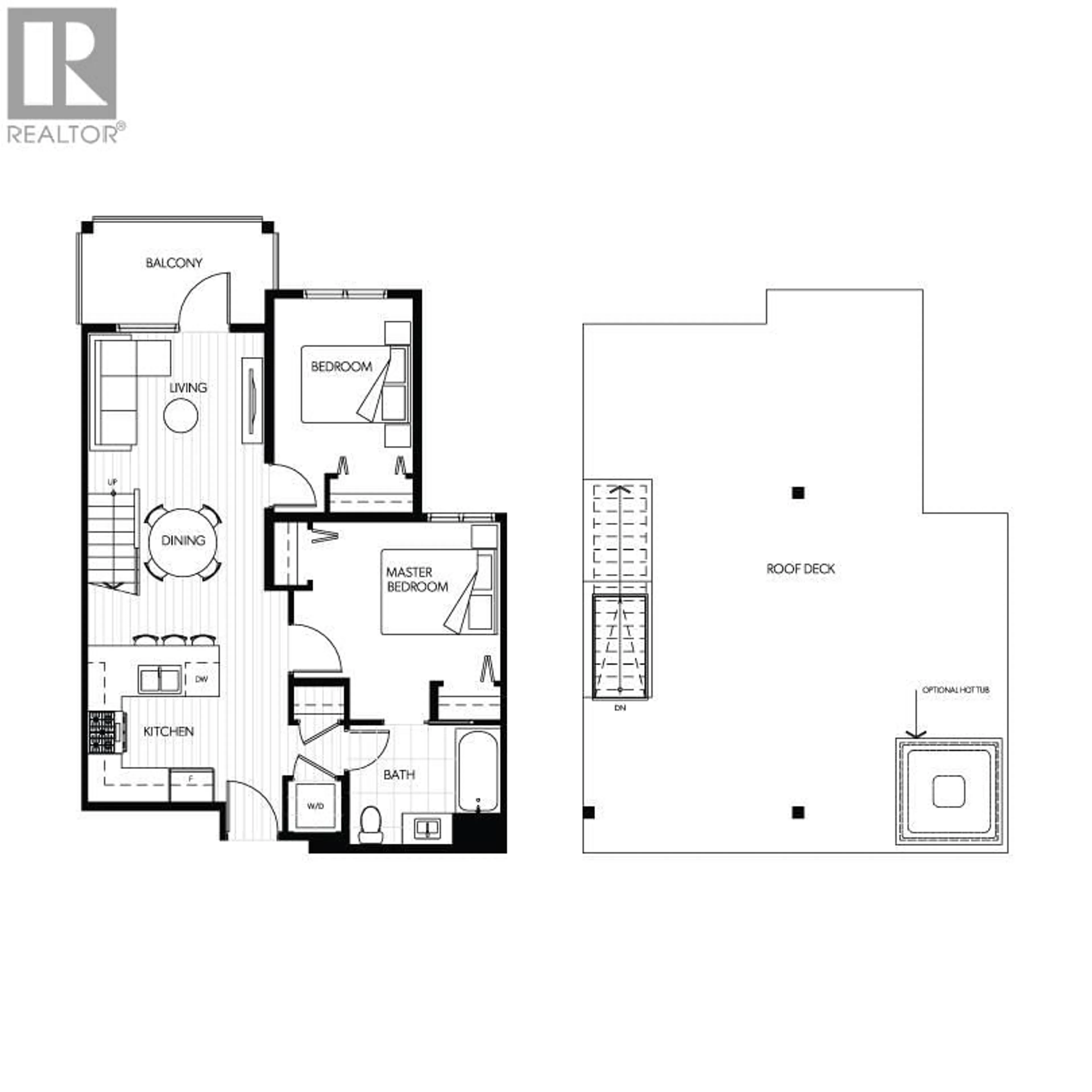 Floor plan for 607 - 128 8TH STREET, North Vancouver British Columbia V7L0H2