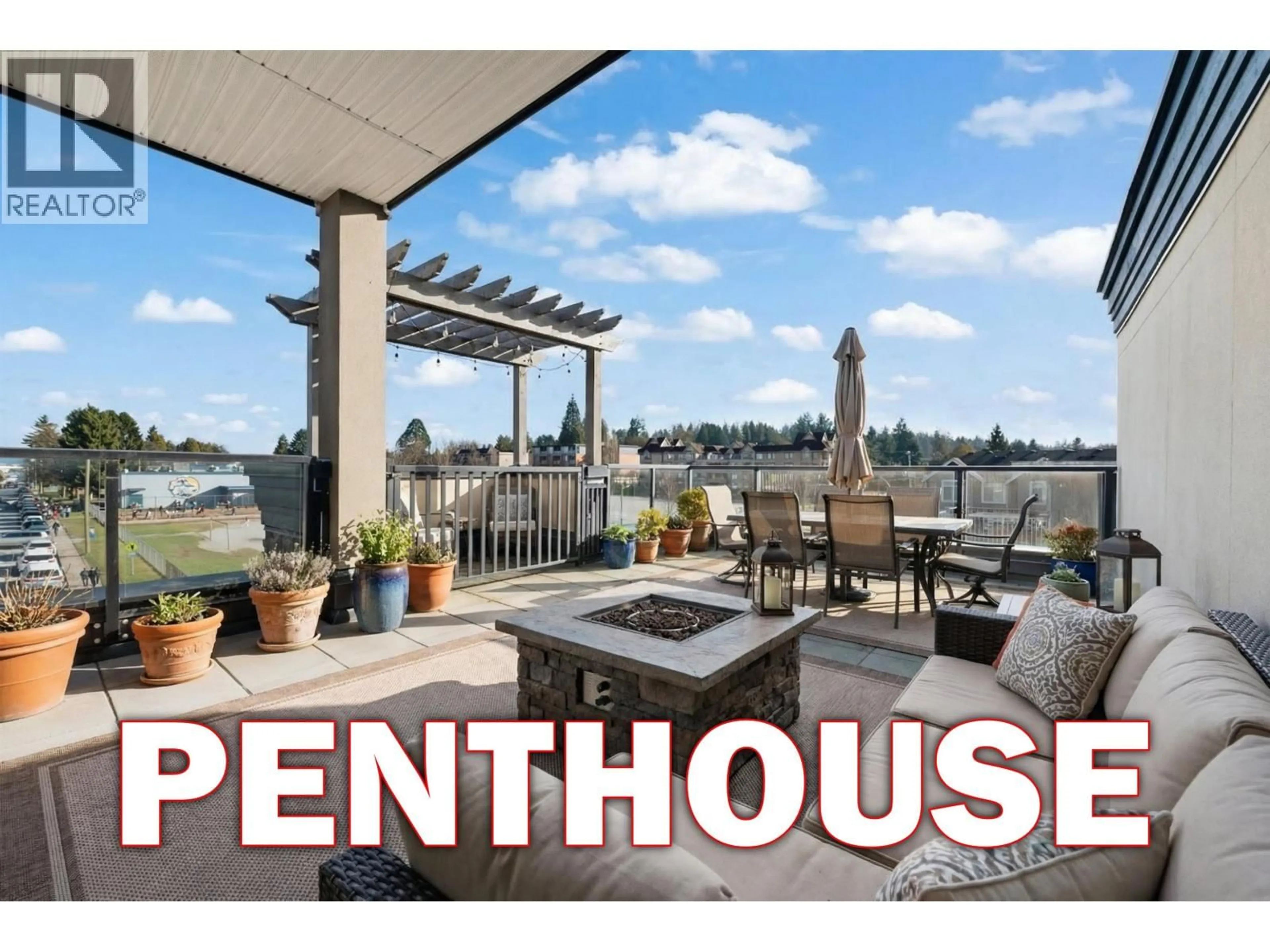 Patio, water/lake/river/ocean view for 502 - 2191 SHAUGHNESSY STREET, Port Coquitlam British Columbia V3C3C7