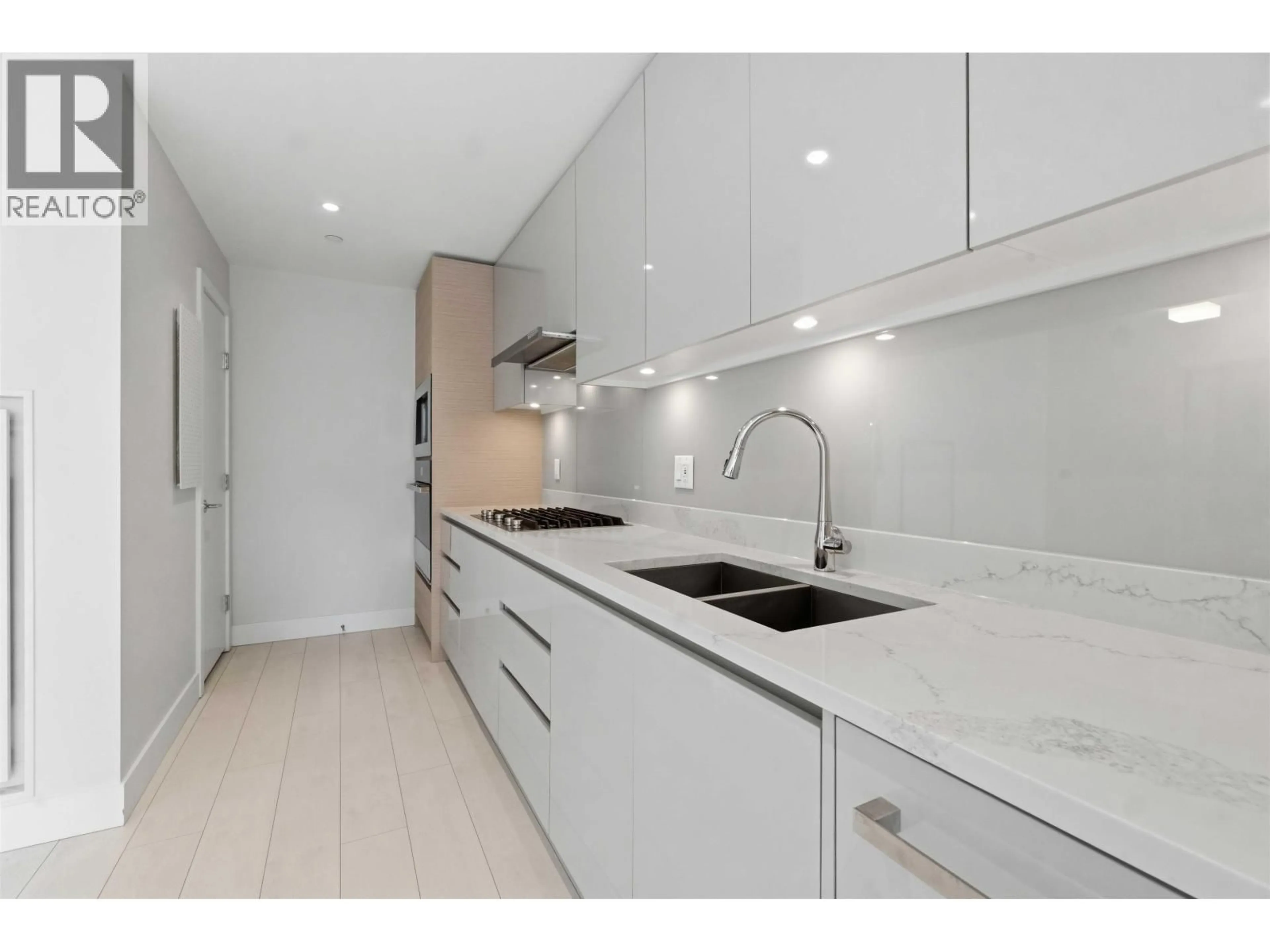 Standard kitchen, ceramic/tile floor for 404 - 3538 SAWMILL CRESCENT, Vancouver British Columbia V5S0J8